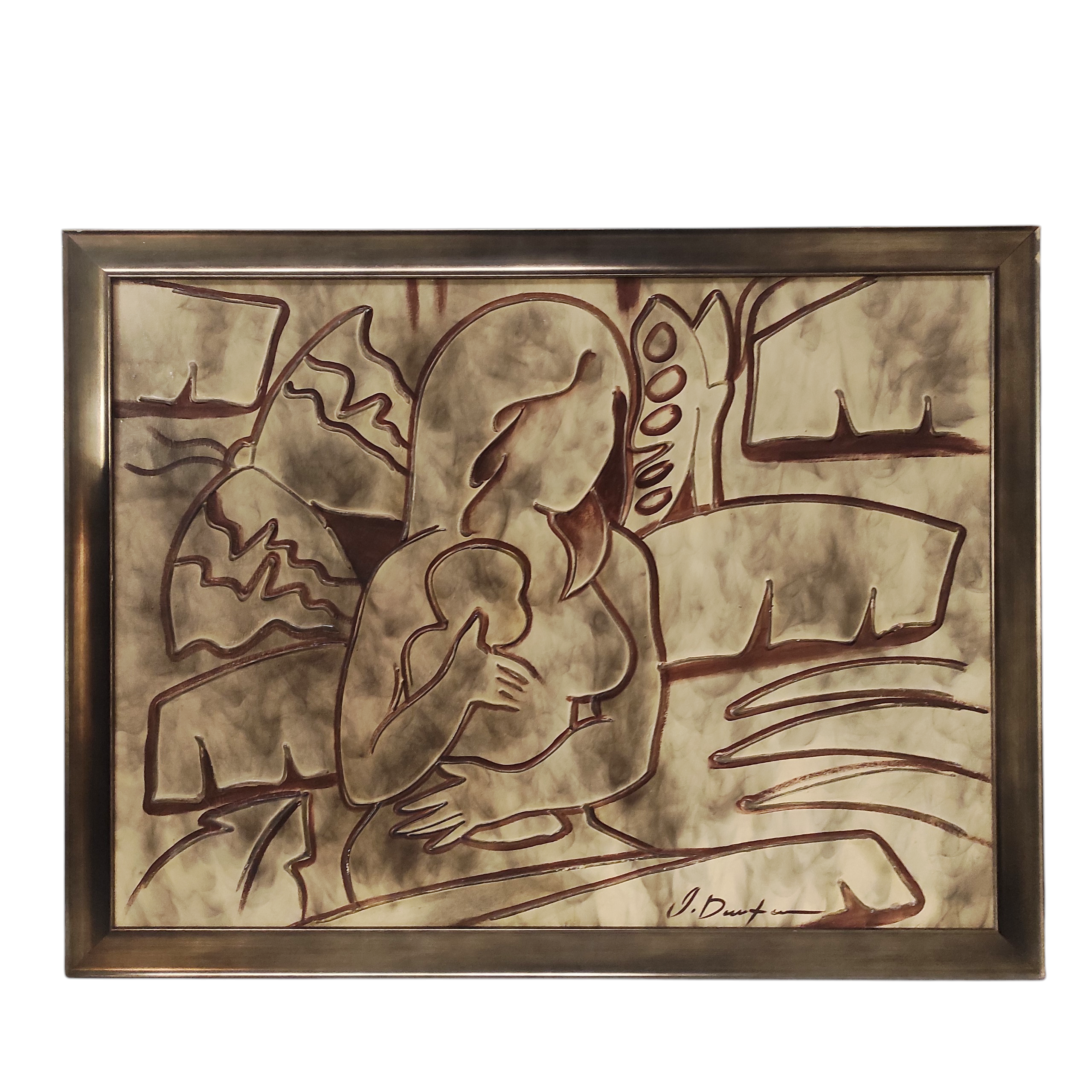 HST LA FEMME A L ENFANT 101 x 75 HC