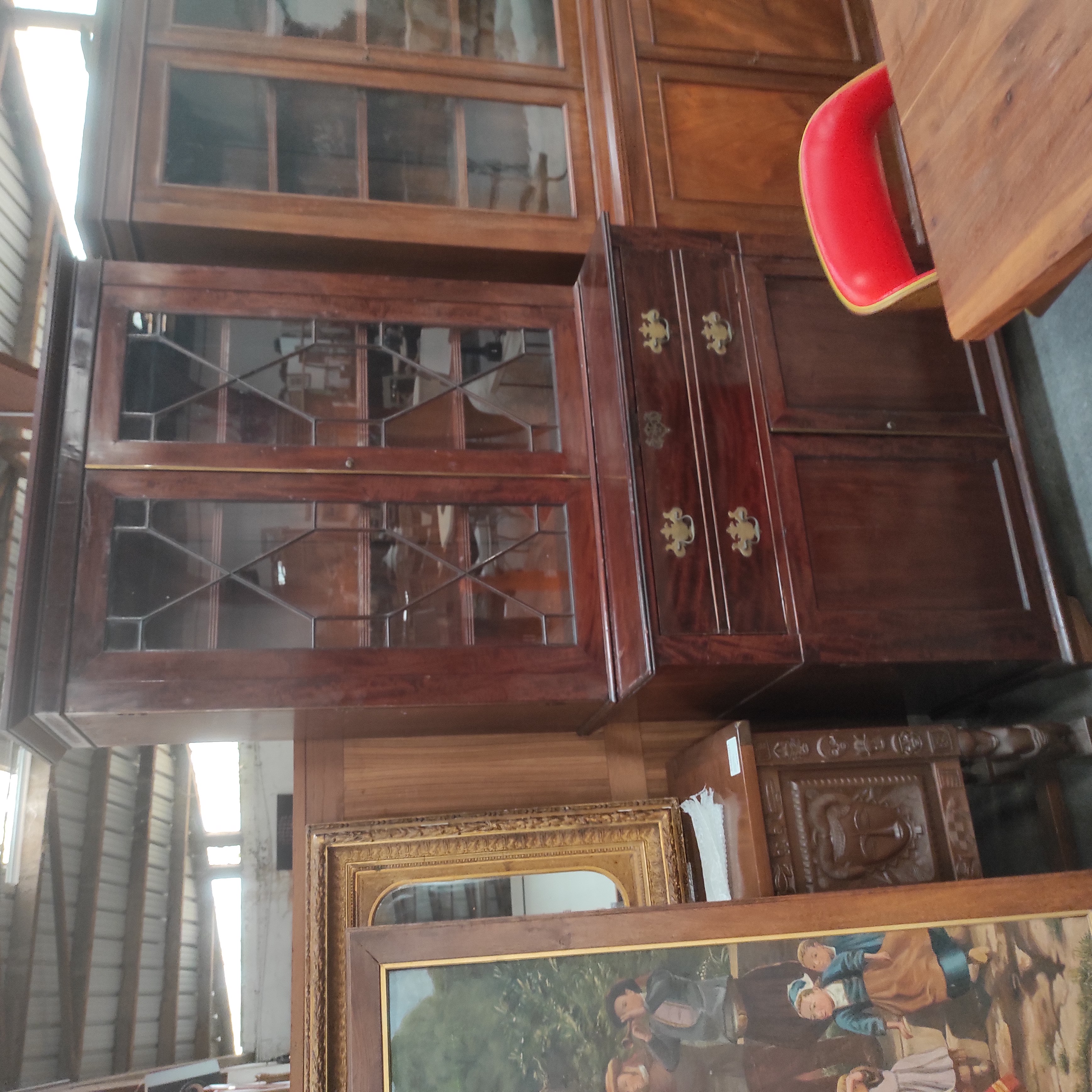 SCRIBAN ANGLAIS A CROISILLONS 4 PORTES 115/232/61 CM