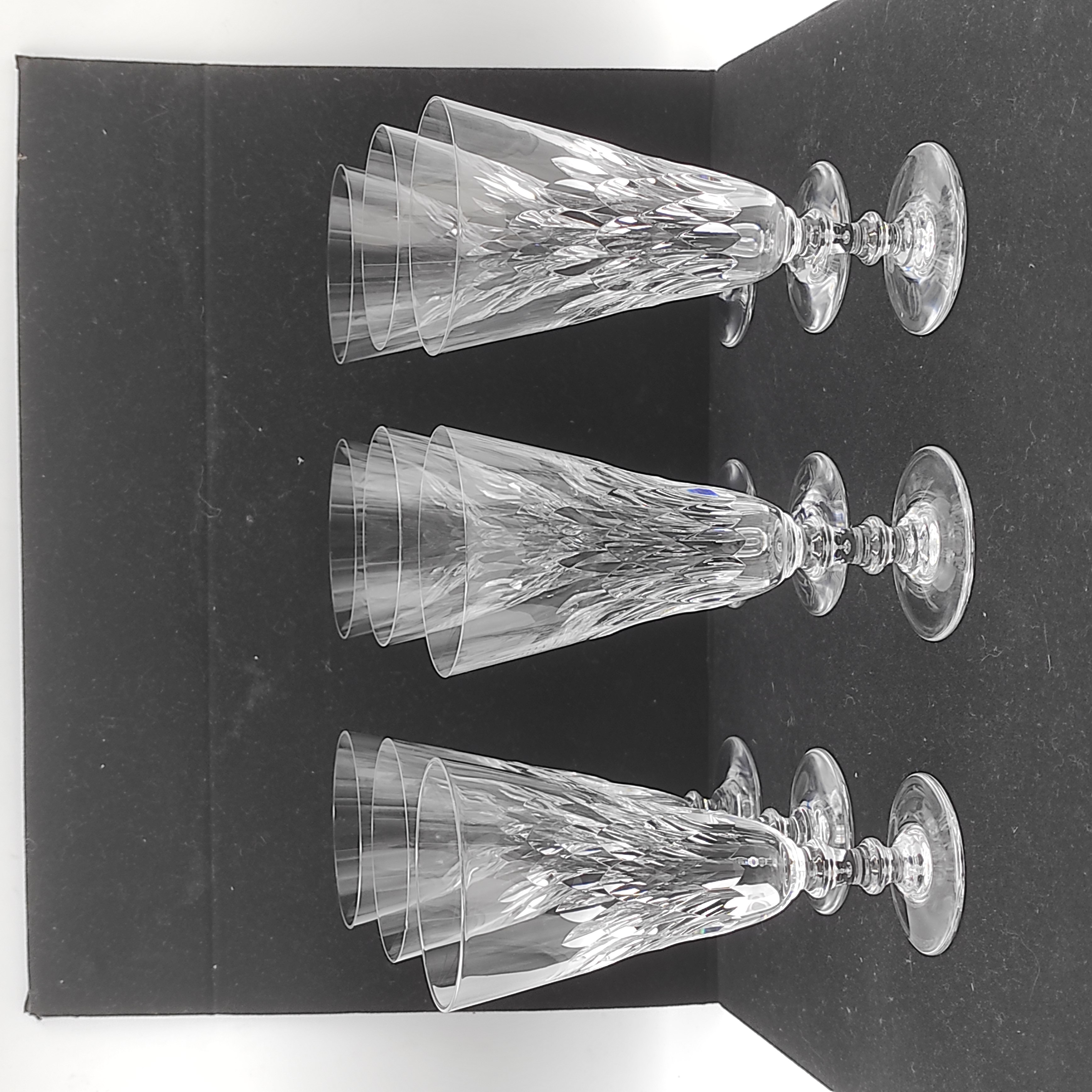 BACCARAT PICCADILLY 9 FLUTES A CHAMPAGNE EN CRISTAL