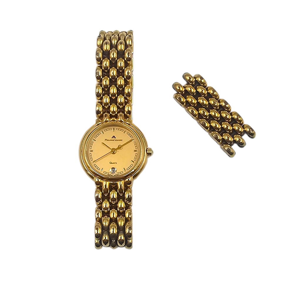 MAURICE LACROIX MONTRE DE DAME (75289) + MAILLONS (PILE A CHANGER)