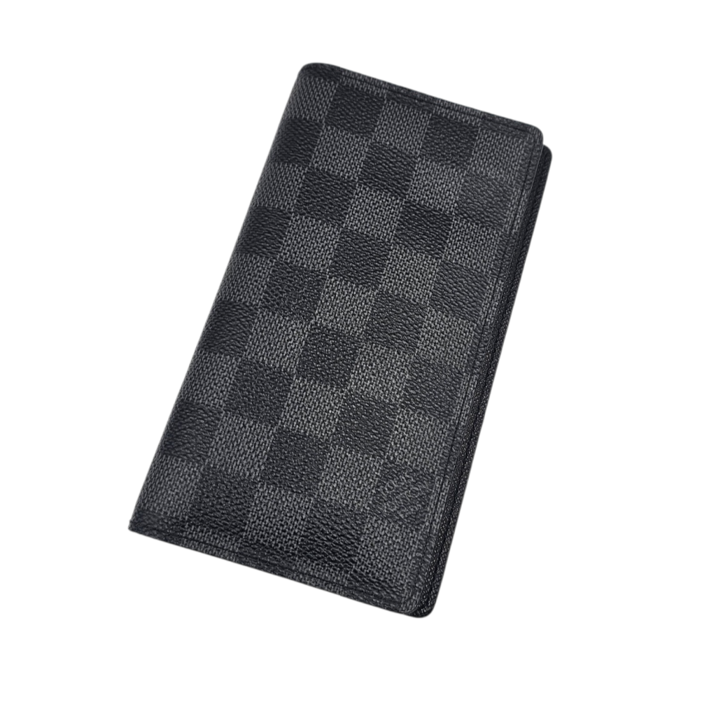 LOUIS VUITTON BRAZZA PORTE-CARTES COUVERTURE DA GENDA TOILE DAMIER GRAPHITE