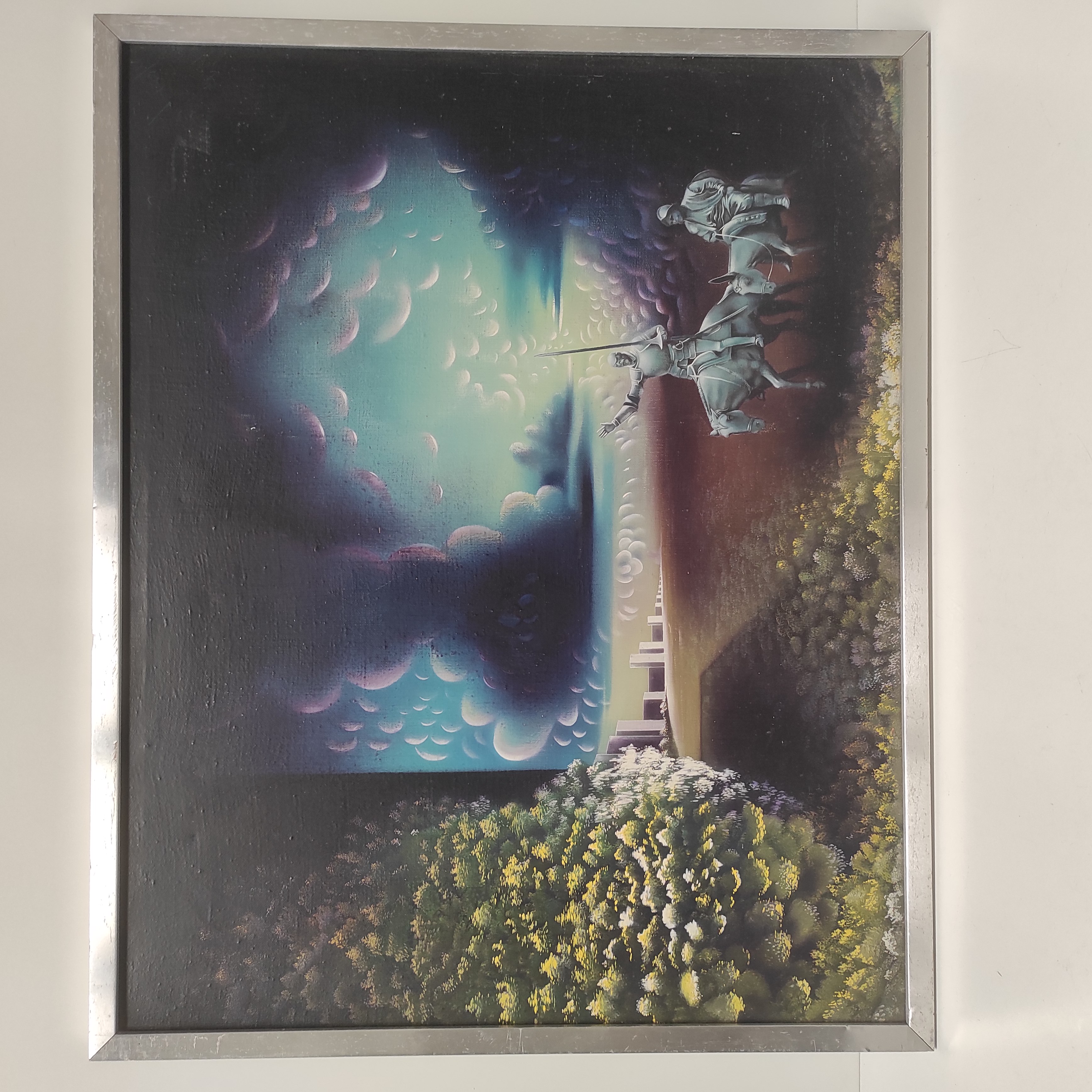 HST DON QUICHOTTE ET SANCHO PANZA 84 x 68 CM 