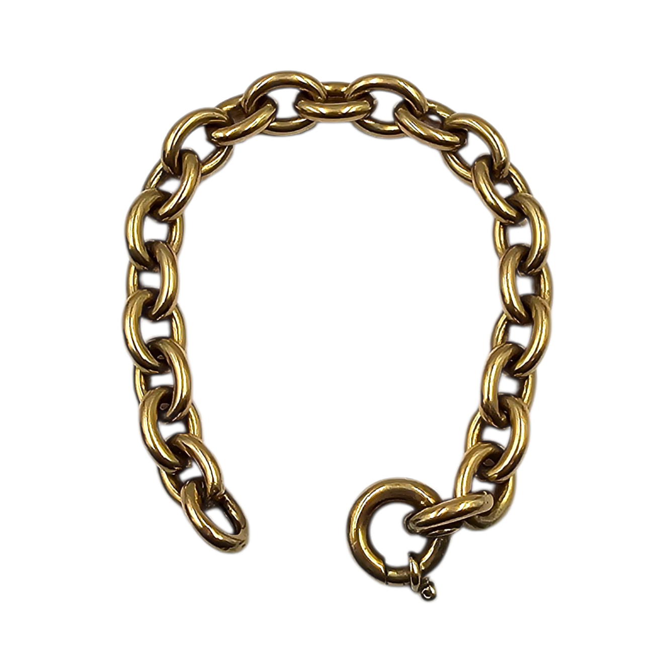 BRACELET MAILLE JASERON EN OR (AIGLE) 39.40 GR