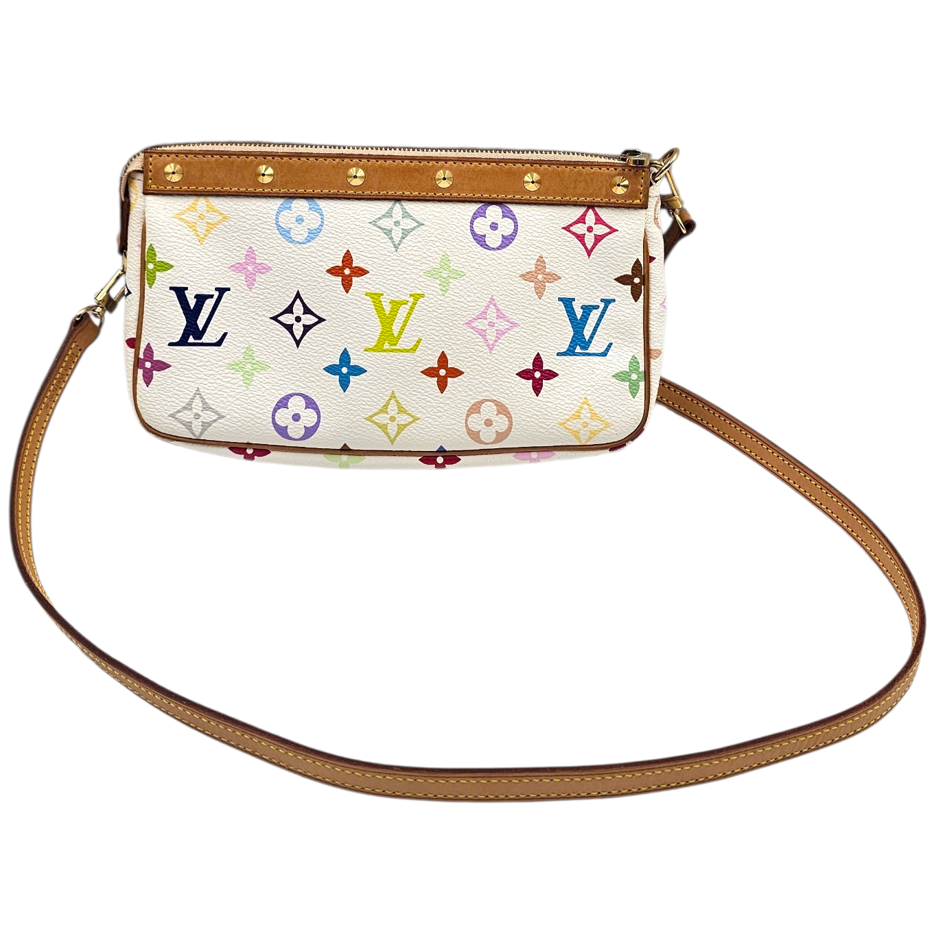 LOUIS VUITTON POCHETTE ACCESSOIRES TOILE MONOGRAM MURAKAMI (SL0043) + DUST BAG