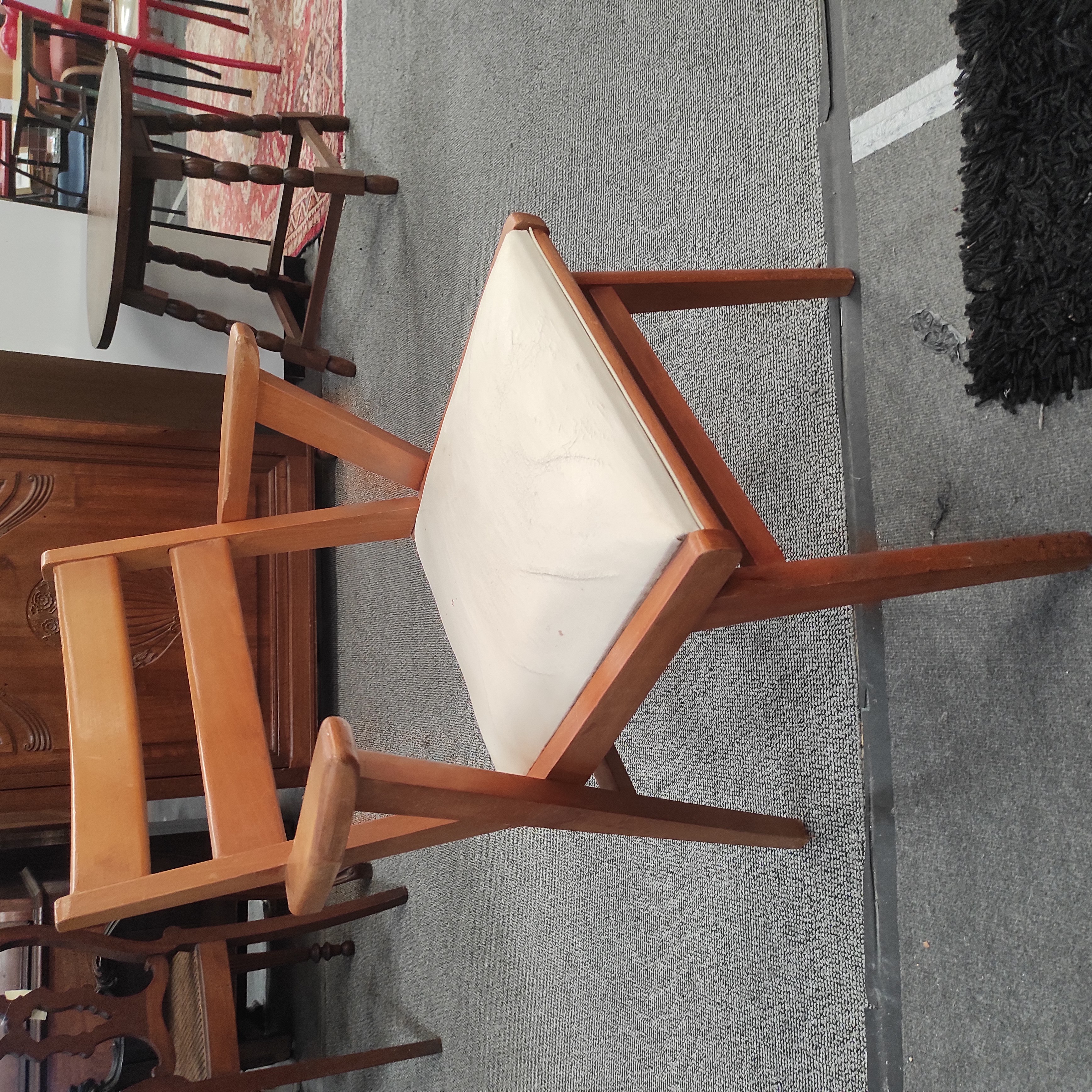 FAUTEUIL 55/80/44 CM ANNEES 50 