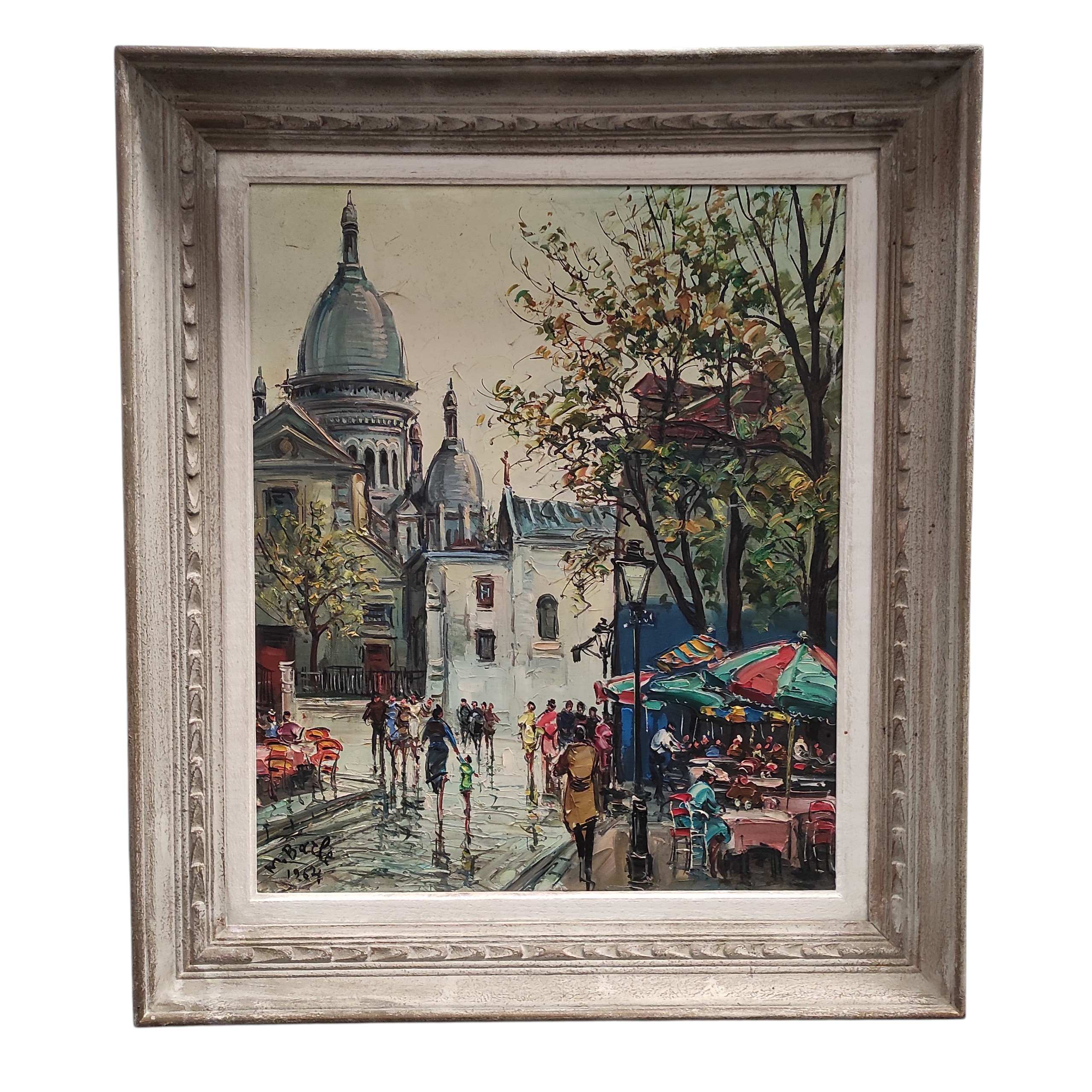 HST VUE DE MONTMARTRE 45/54 CM PAR MAURICE BARLE