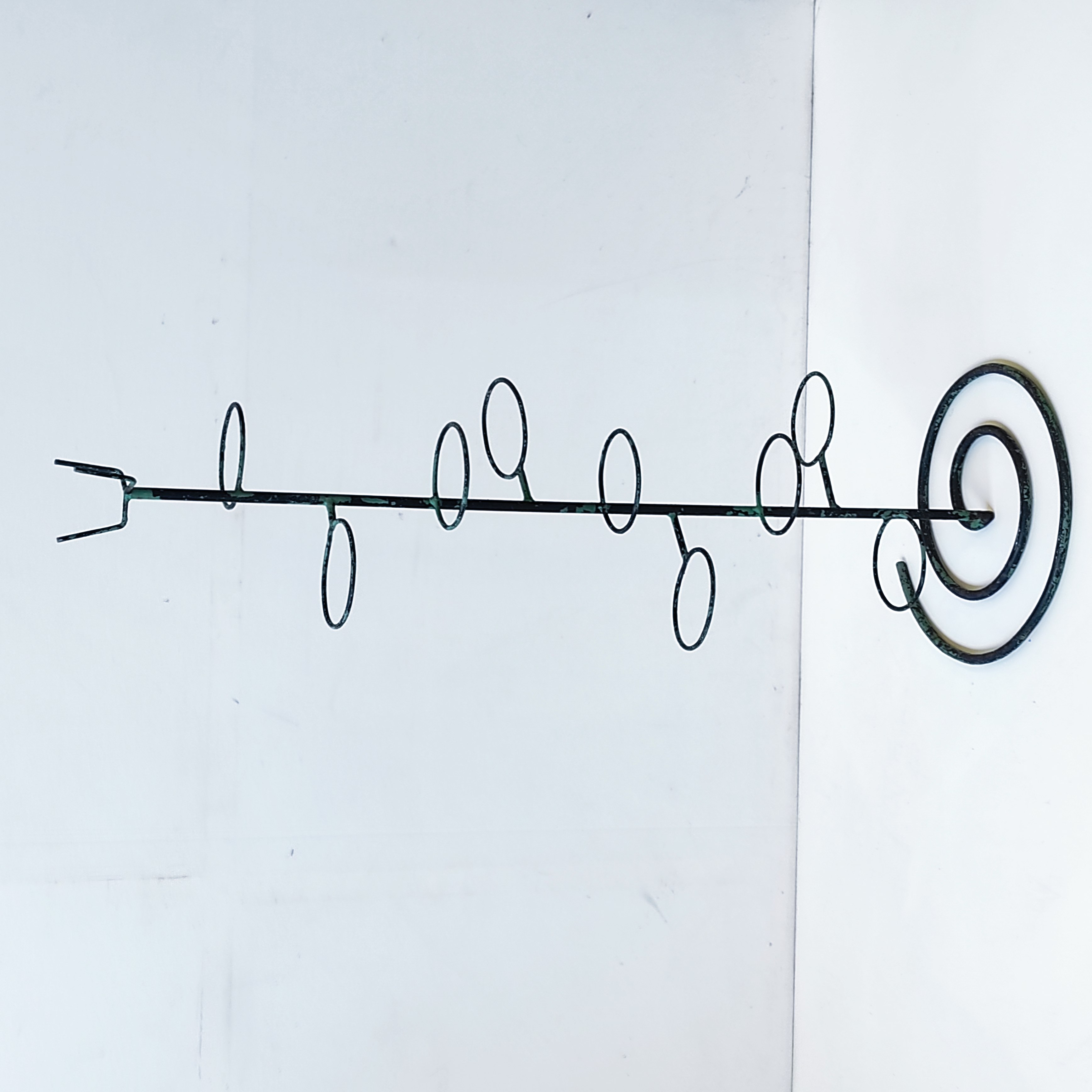 PORTE PLANTE EN FER 110 CM ANNEES 50