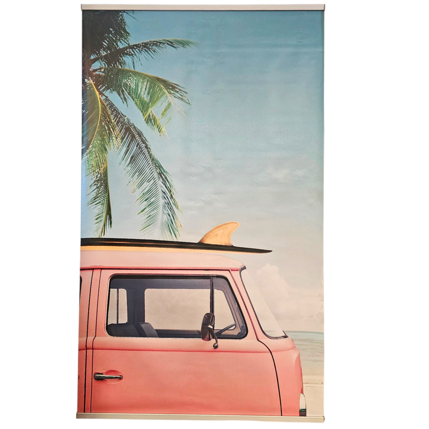 AFFICHE EN PVC COMBI ROSE 203X120CM