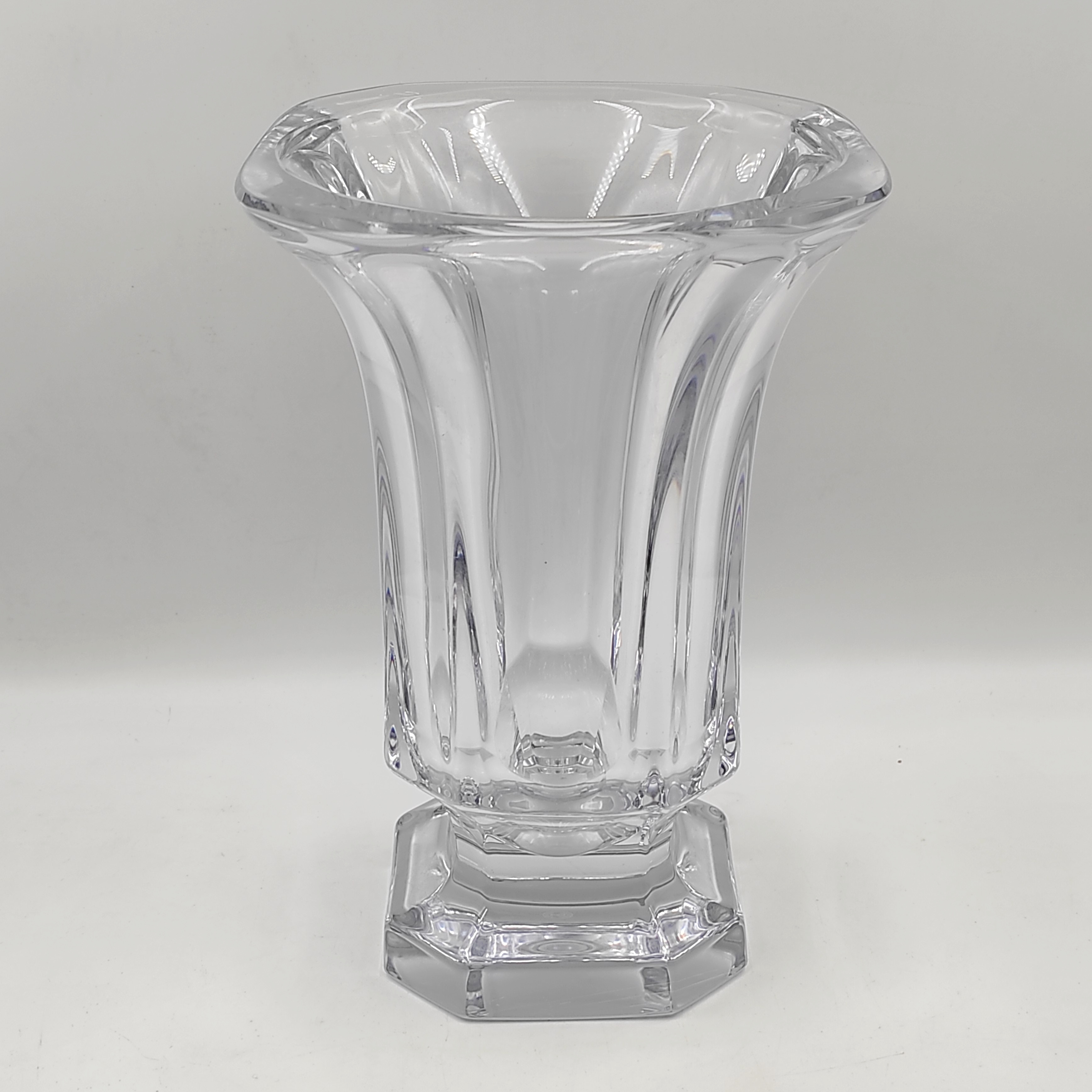 IMPORTANT VASE CRISTAL DE FRANCE 26 CM 18 CM