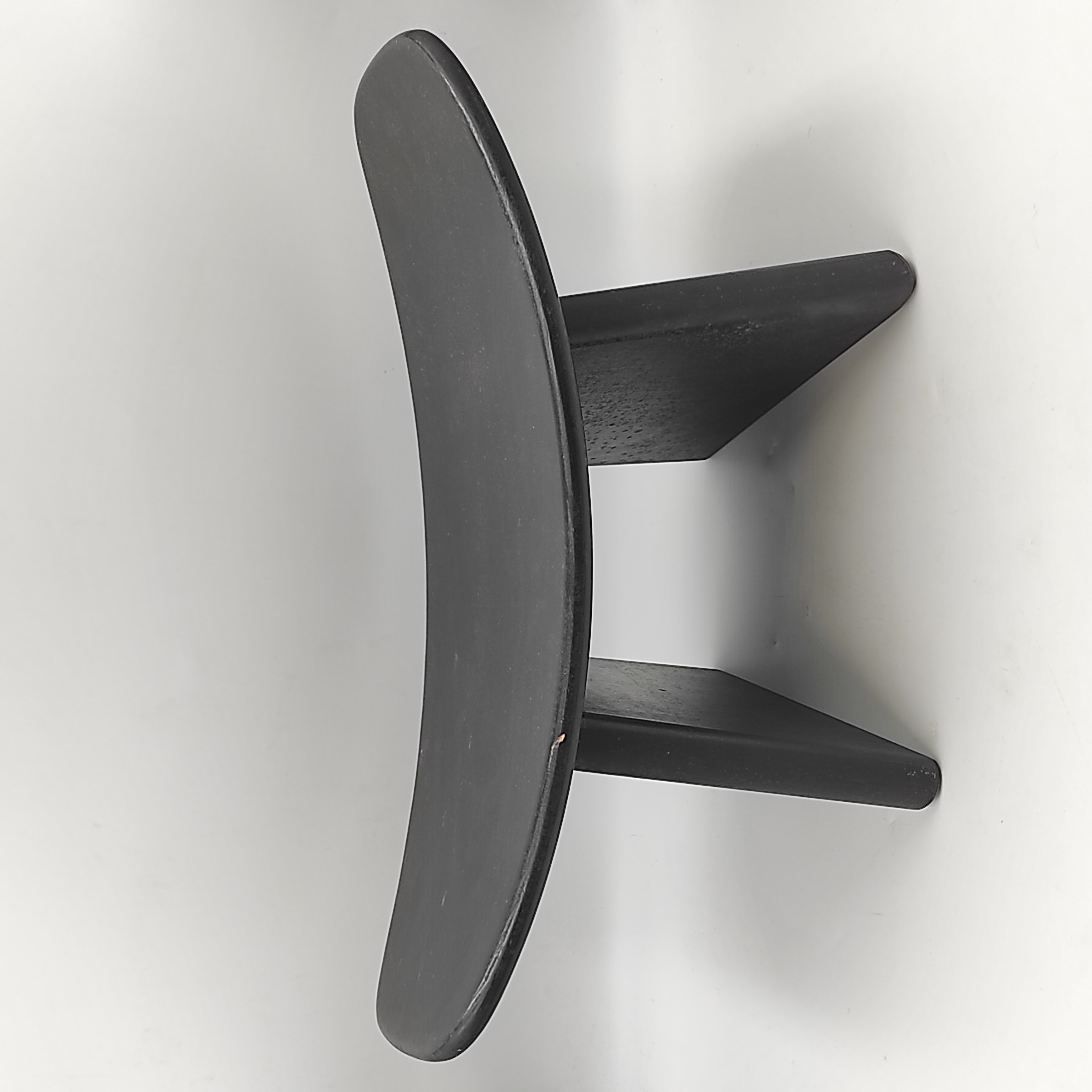 JEAN GAUBERT TABOURET 41/21 CM CIRCA 1980