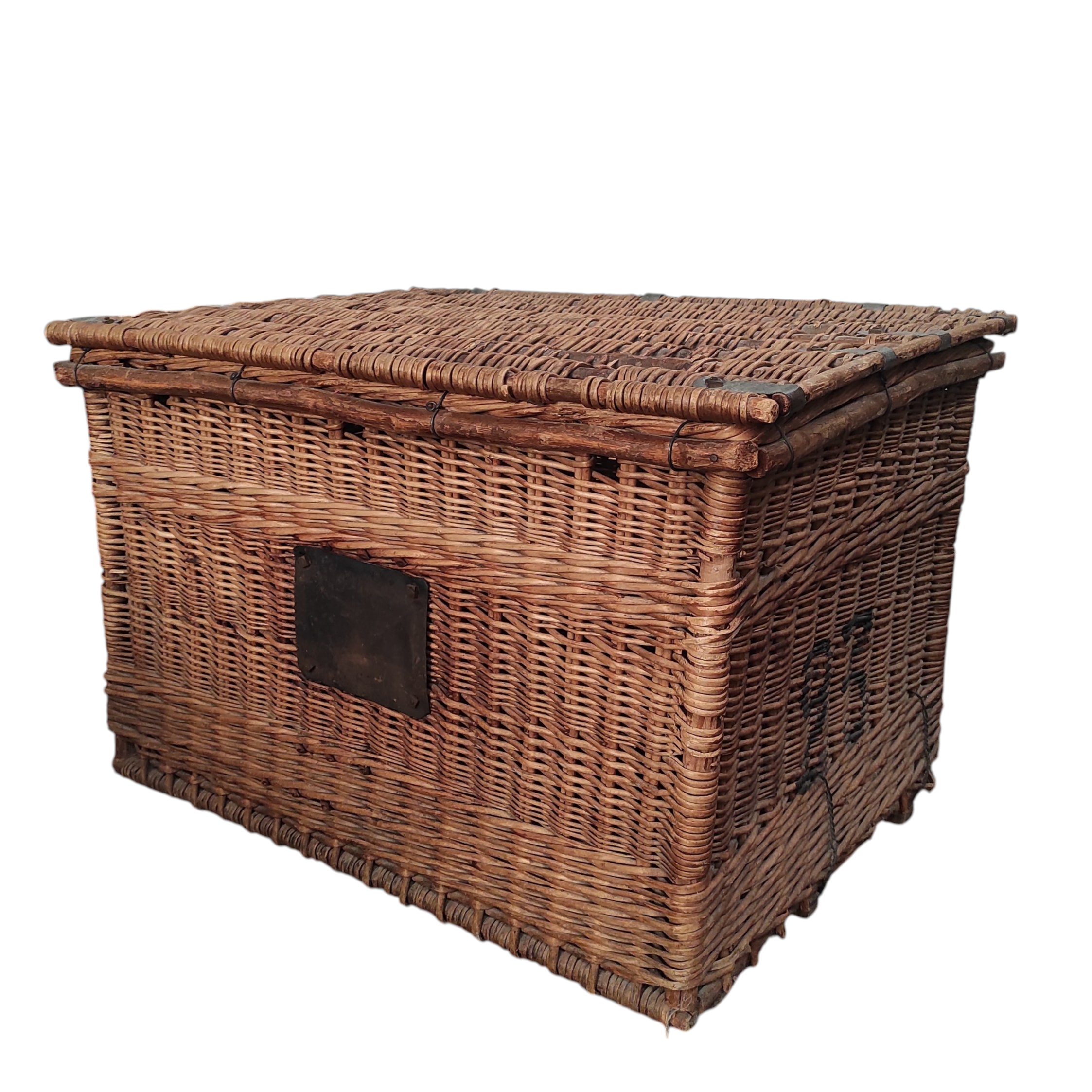 GRANDE MALLE EN OSIER 96/61/67 CM NUMERO 23