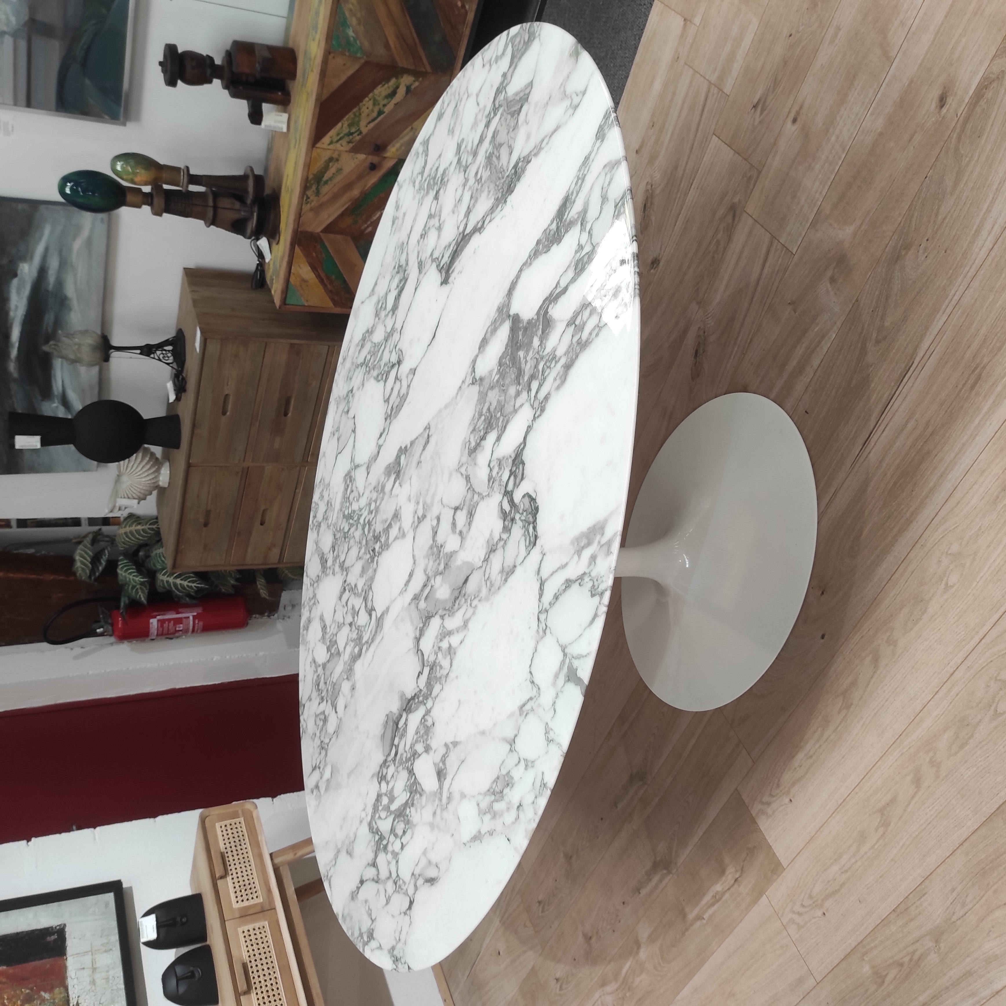 KNOLL EERO SAARINEN 199/73/120 CM MARBRE ARABESCATO (TRACES USAGE)