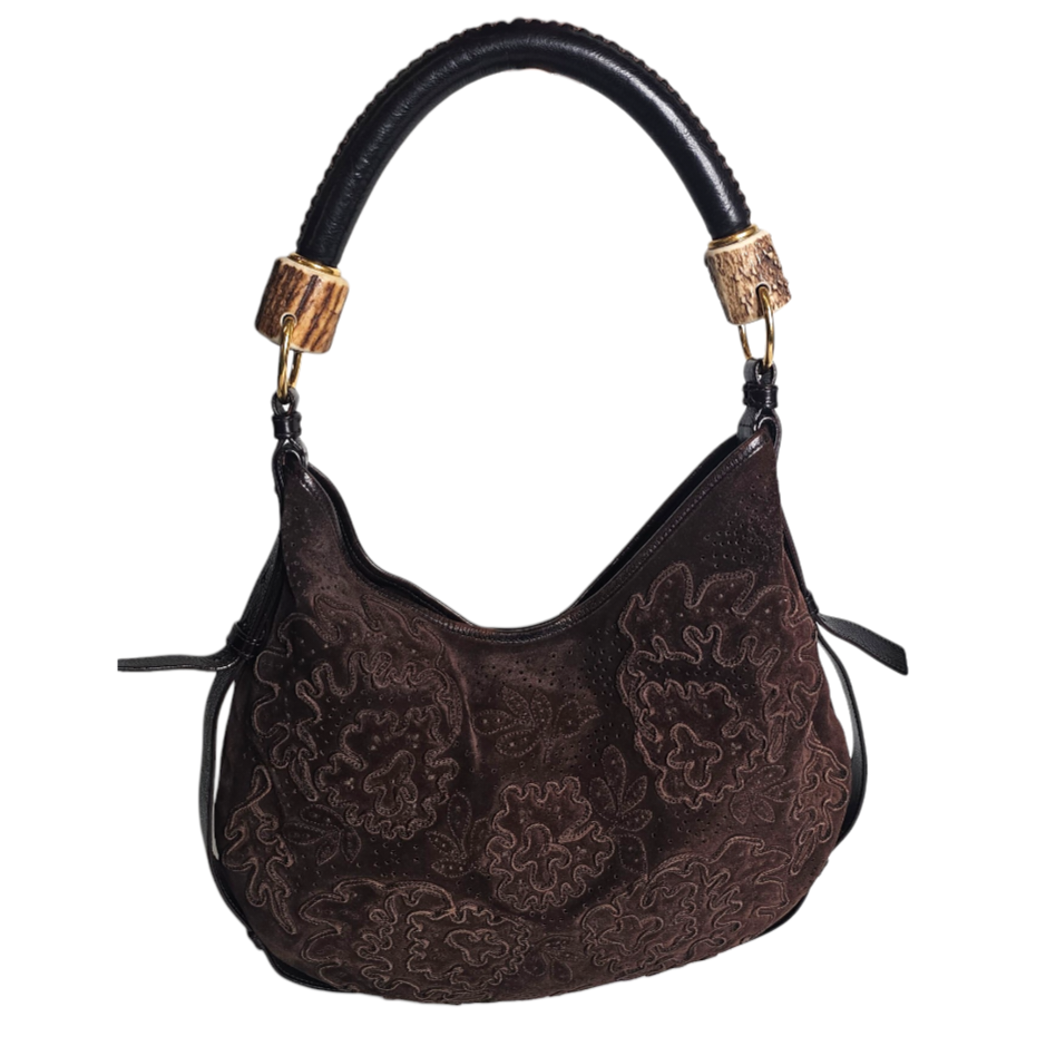 YSL SAC TUILERIES COLL. MOMBASA DAIM MARRON (151209-467891) + DUST BAG