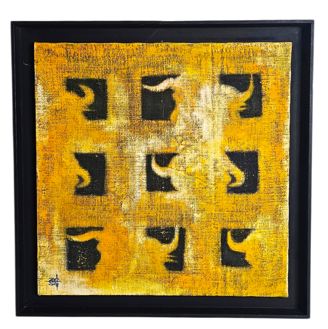 CATHERINE BLONDEEL HST FENETRES SUR CORNE 52  x 52 CM HC