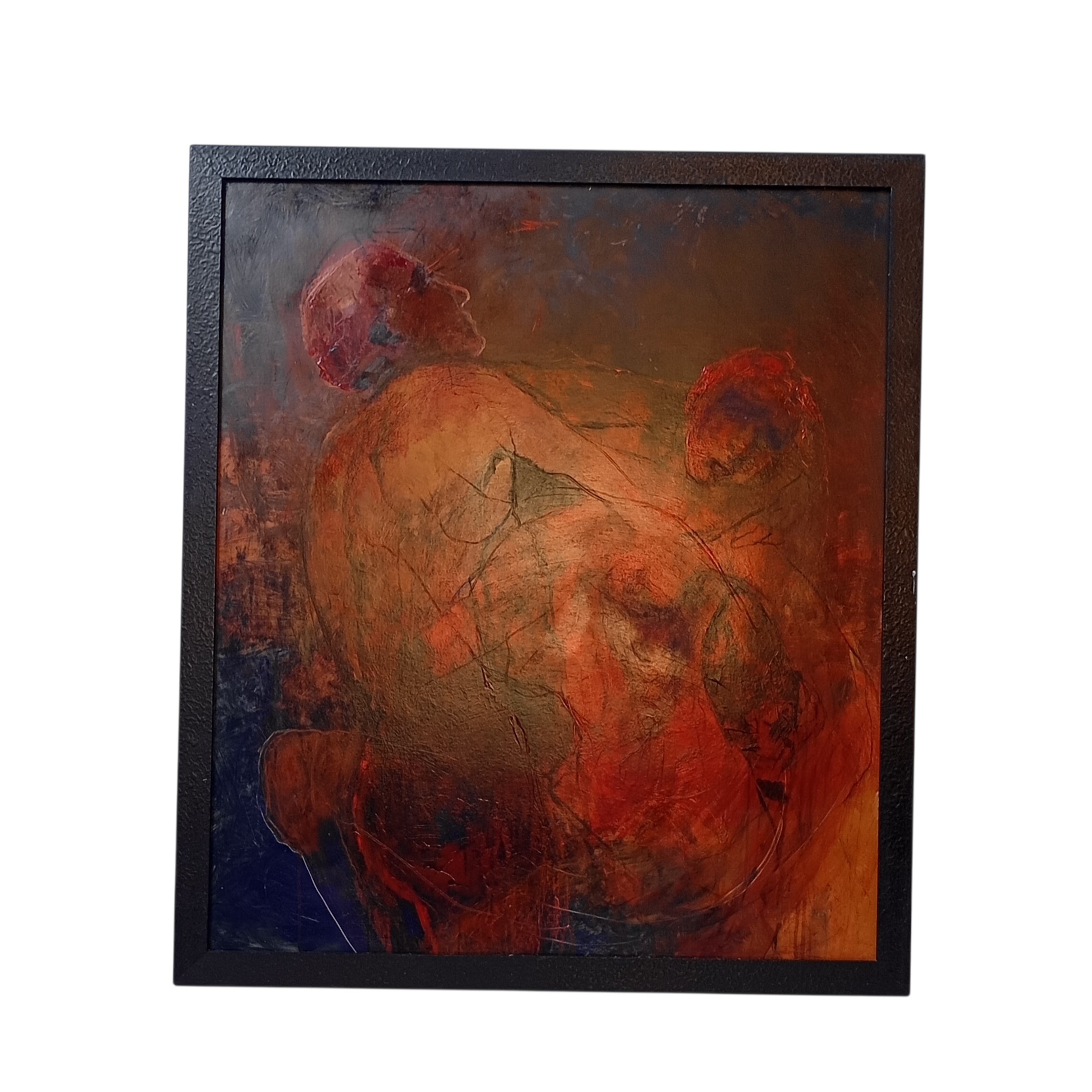 HST REPRESENTANT UN COUPLE AMOUREUX 124 x 108 CM