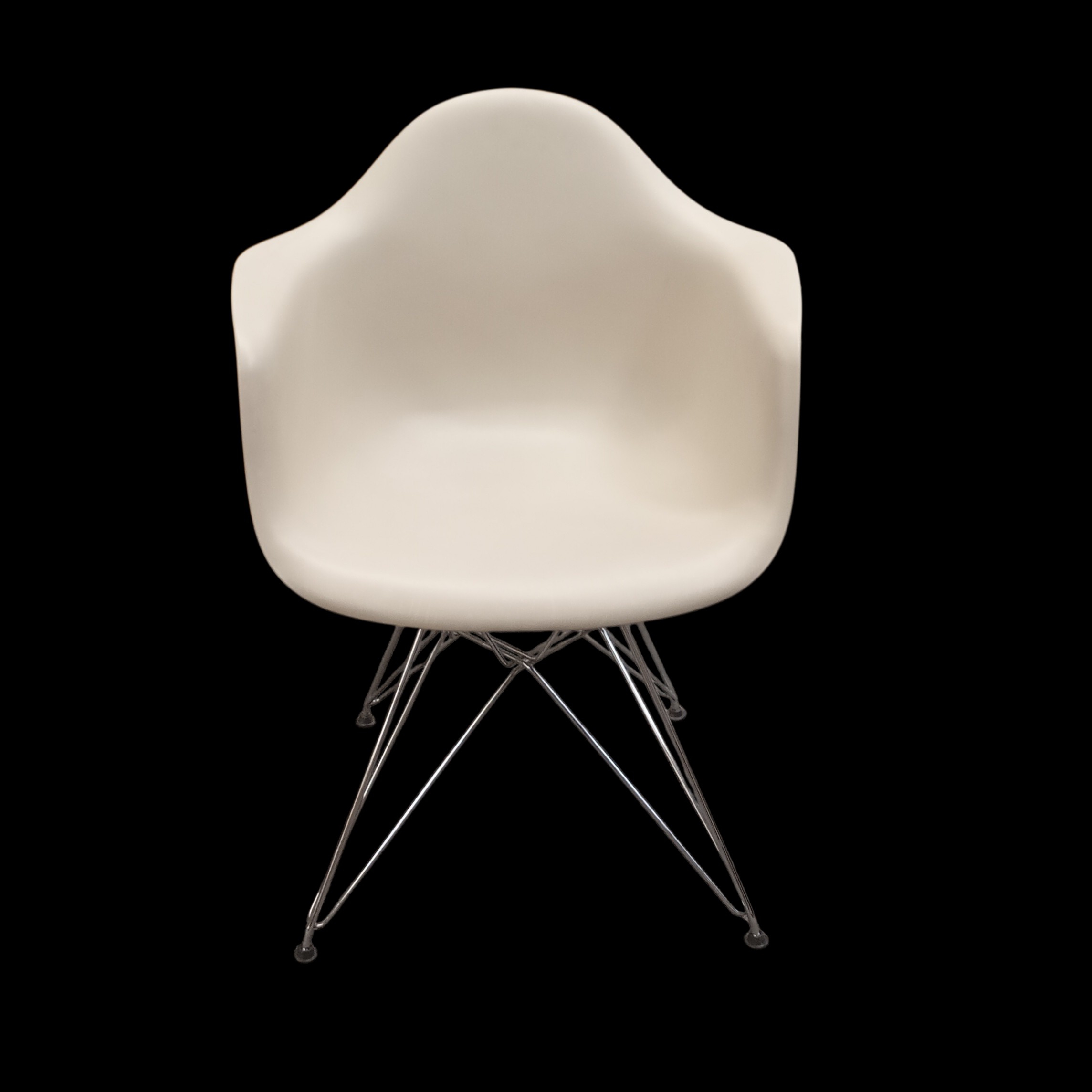 VITRA FAUTEUIL EAMES BLANC 