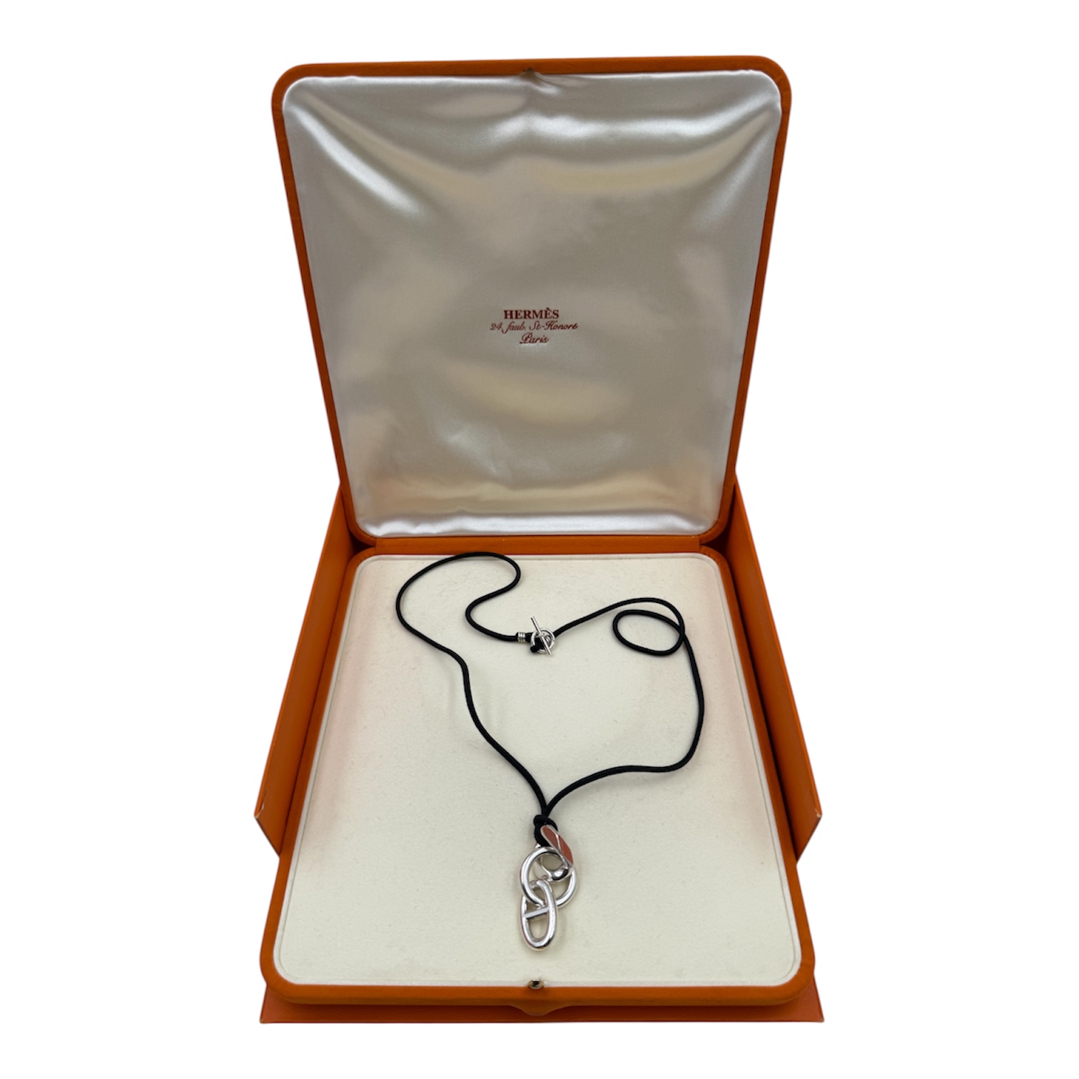HERMES COLLIER ALEA EN ARGENT (AG925) P.B. 20.71 GR + ECRIN