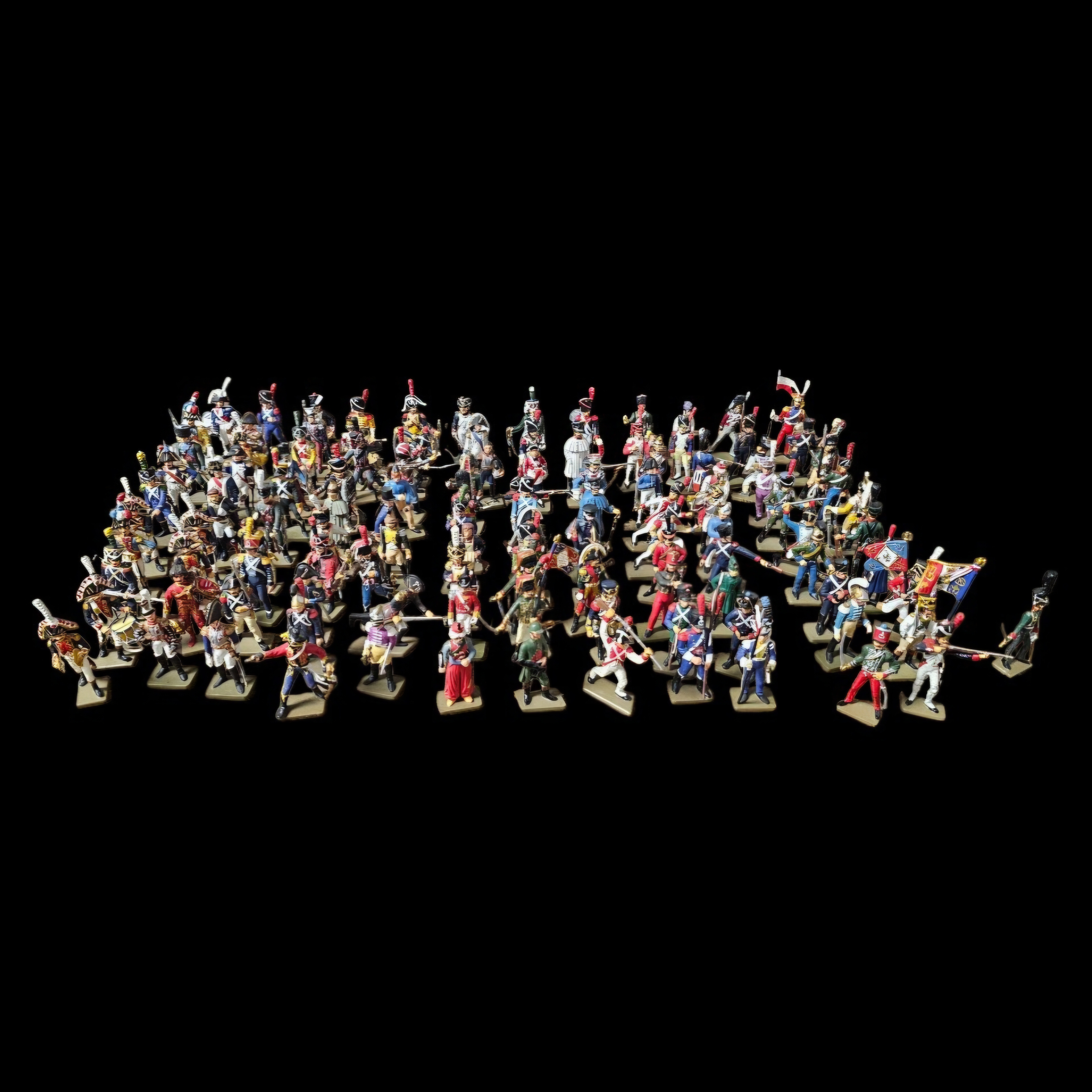 SERIE DE 121 SOLDATS EN PLOMB