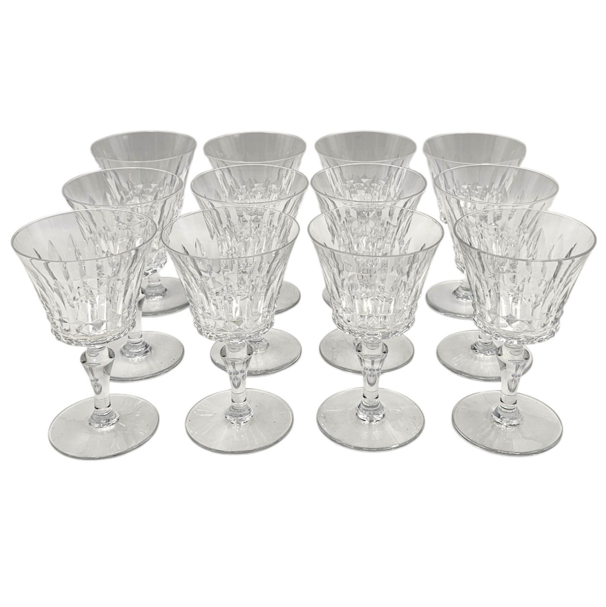 BACCARAT PICADILLY 12 VERRES A VIN EN CRISTAL