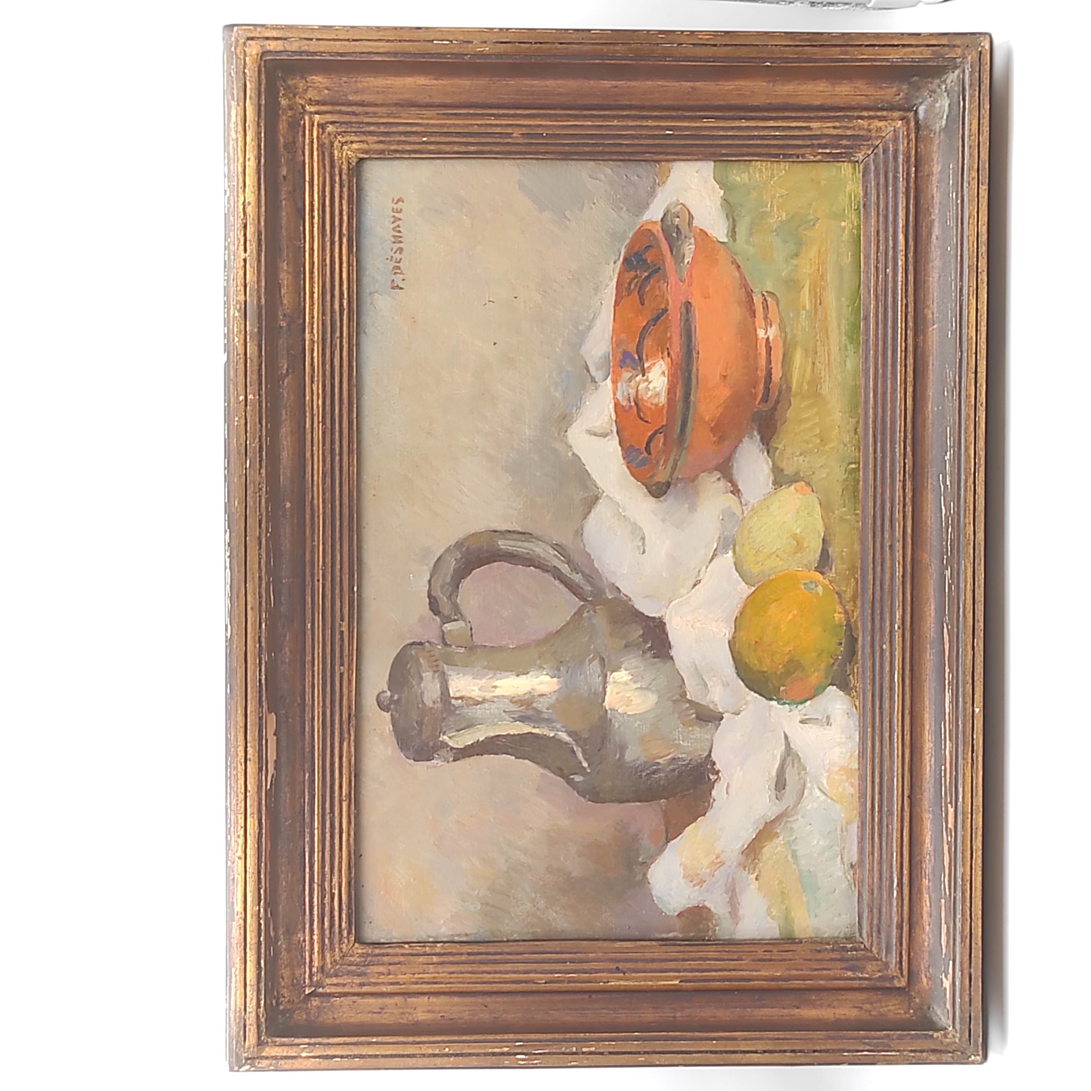 DESHAYES HST NATURE MORTE AUX CITRONS 41 x 27 CM HC