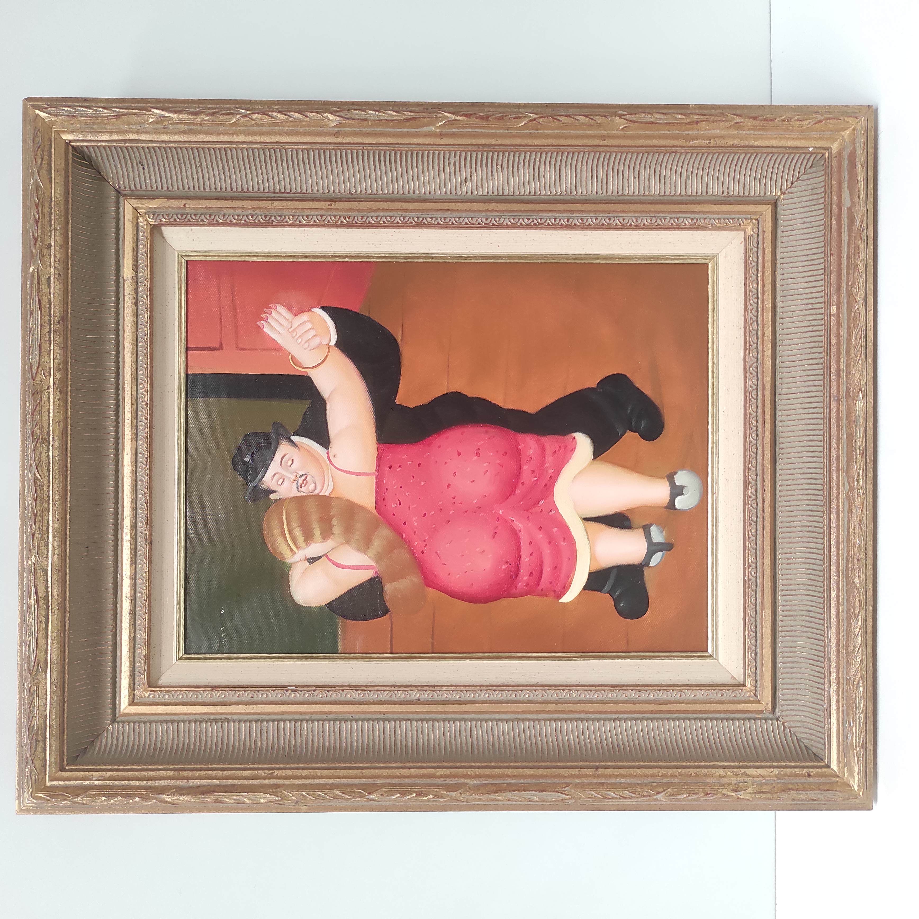 HST DLG DE BOTERO LE COUPLE DE DANSEURS 50 x 60 CM