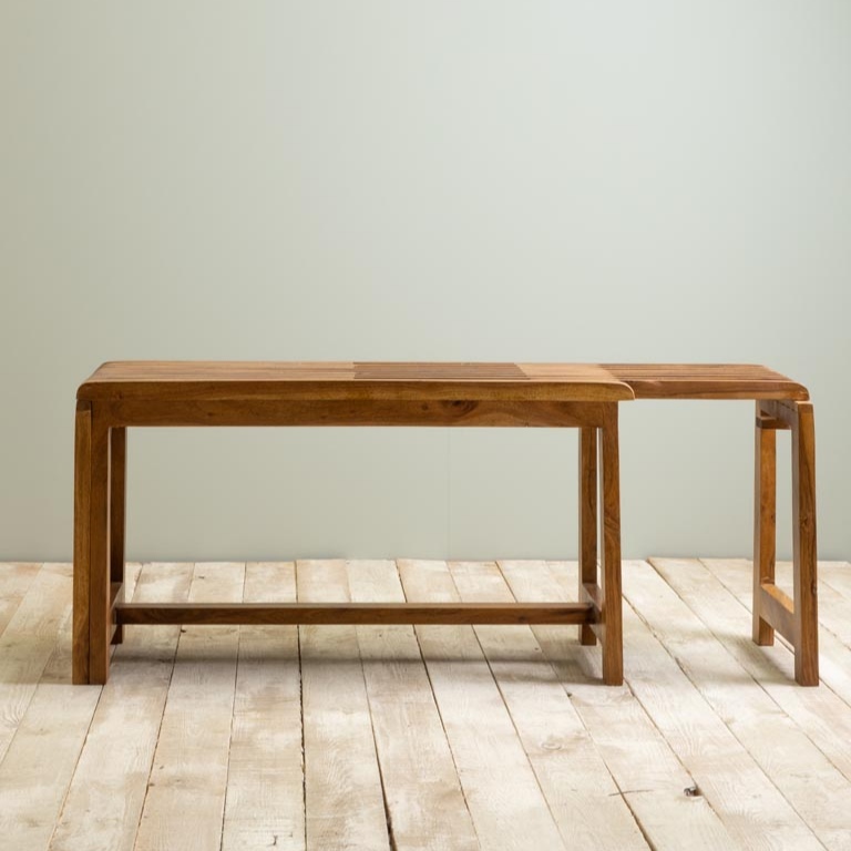 BANC EXTENSIBLE 88/148/46/35 CM EN MANGUIER