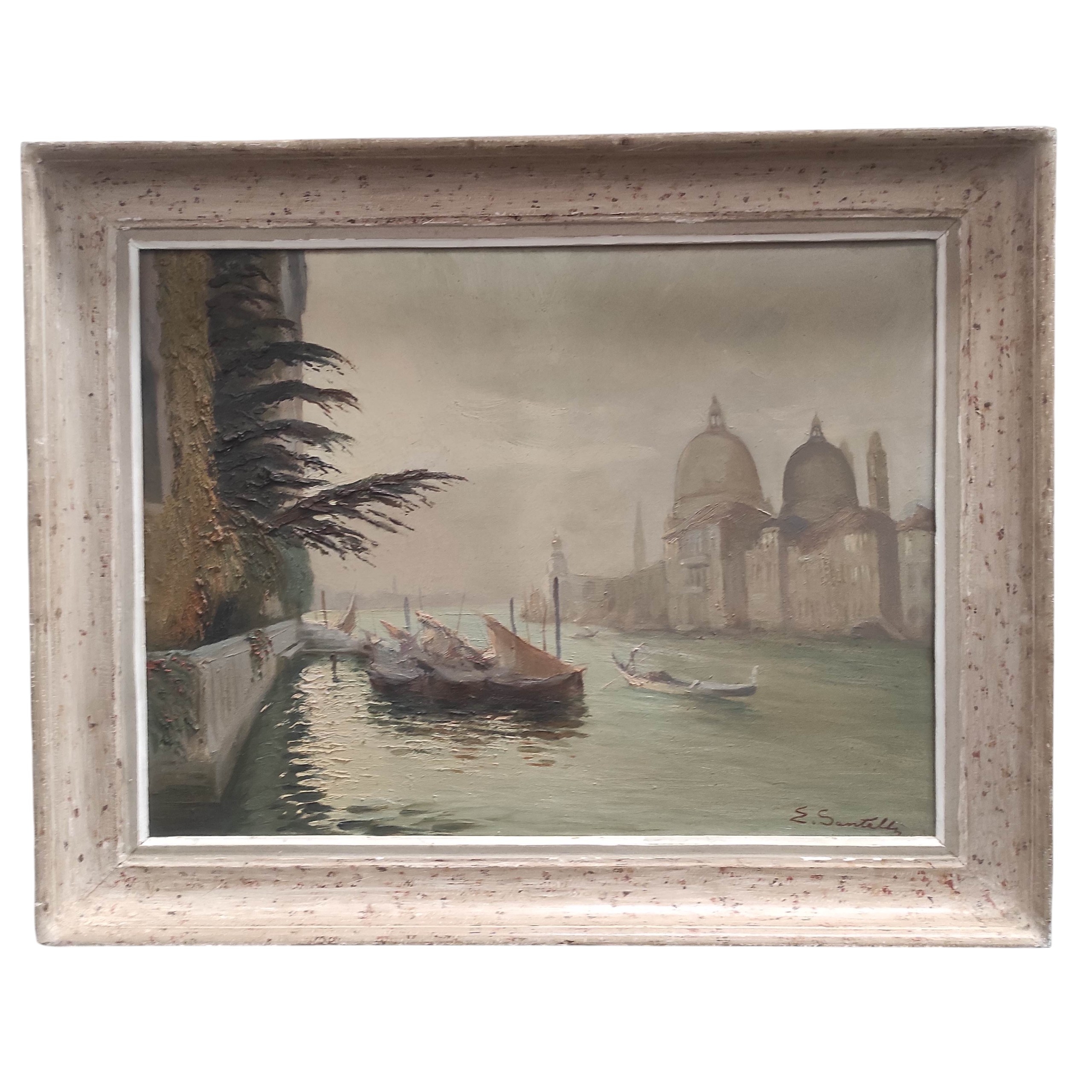 SANTELLI HST LE GRAND CANAL A VENISE 61 x 46 CM HC