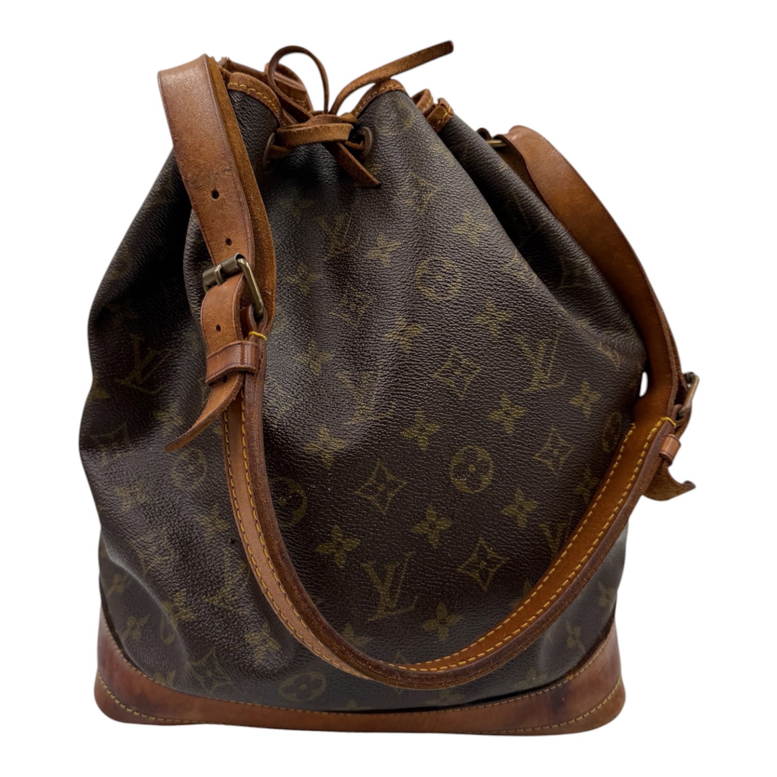 LOUIS VUITTON SAC NOE TOILE MONOGRAM VINTAGE FIN 1970 - DEBUT 1980