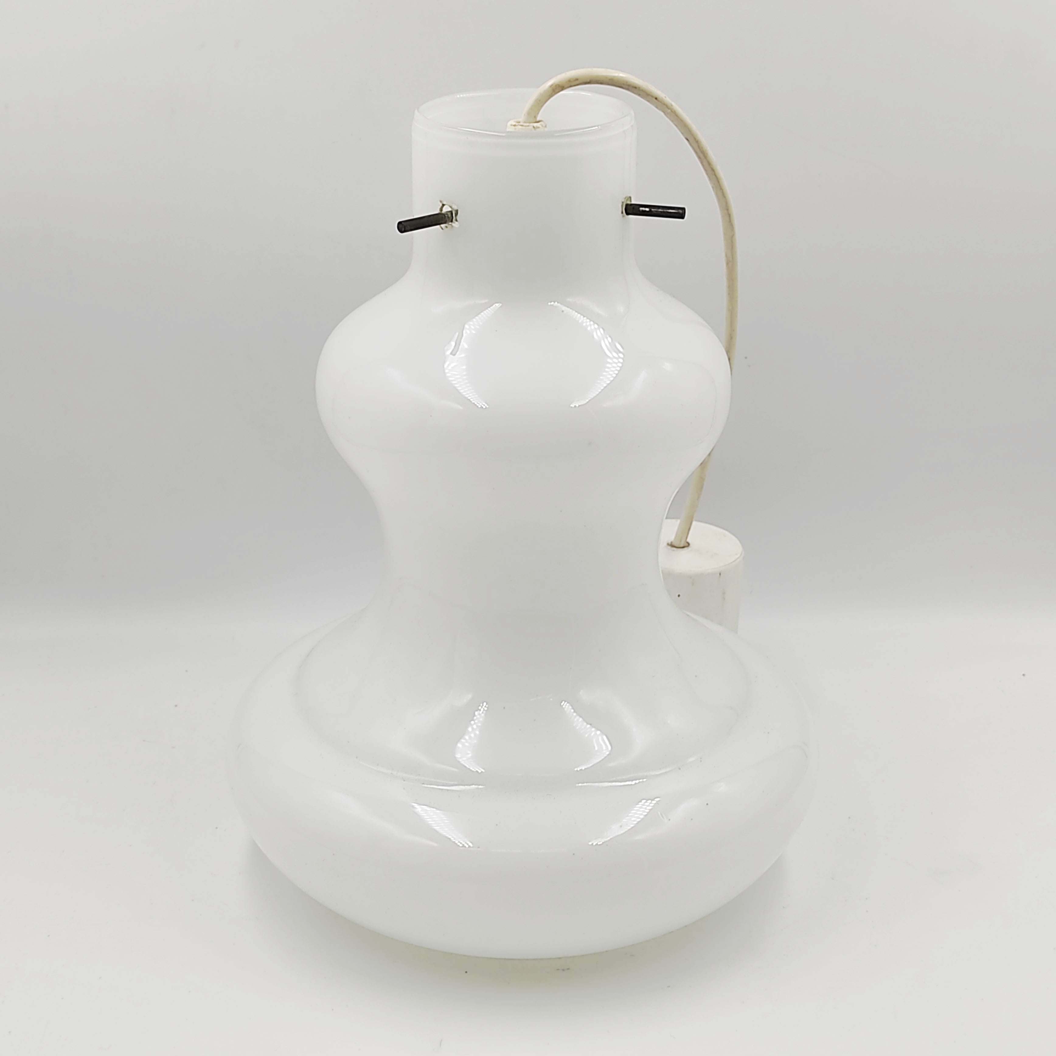 TARGETTI SANKEY SUSPENSION OPALINE BLANCHE 30 CM
