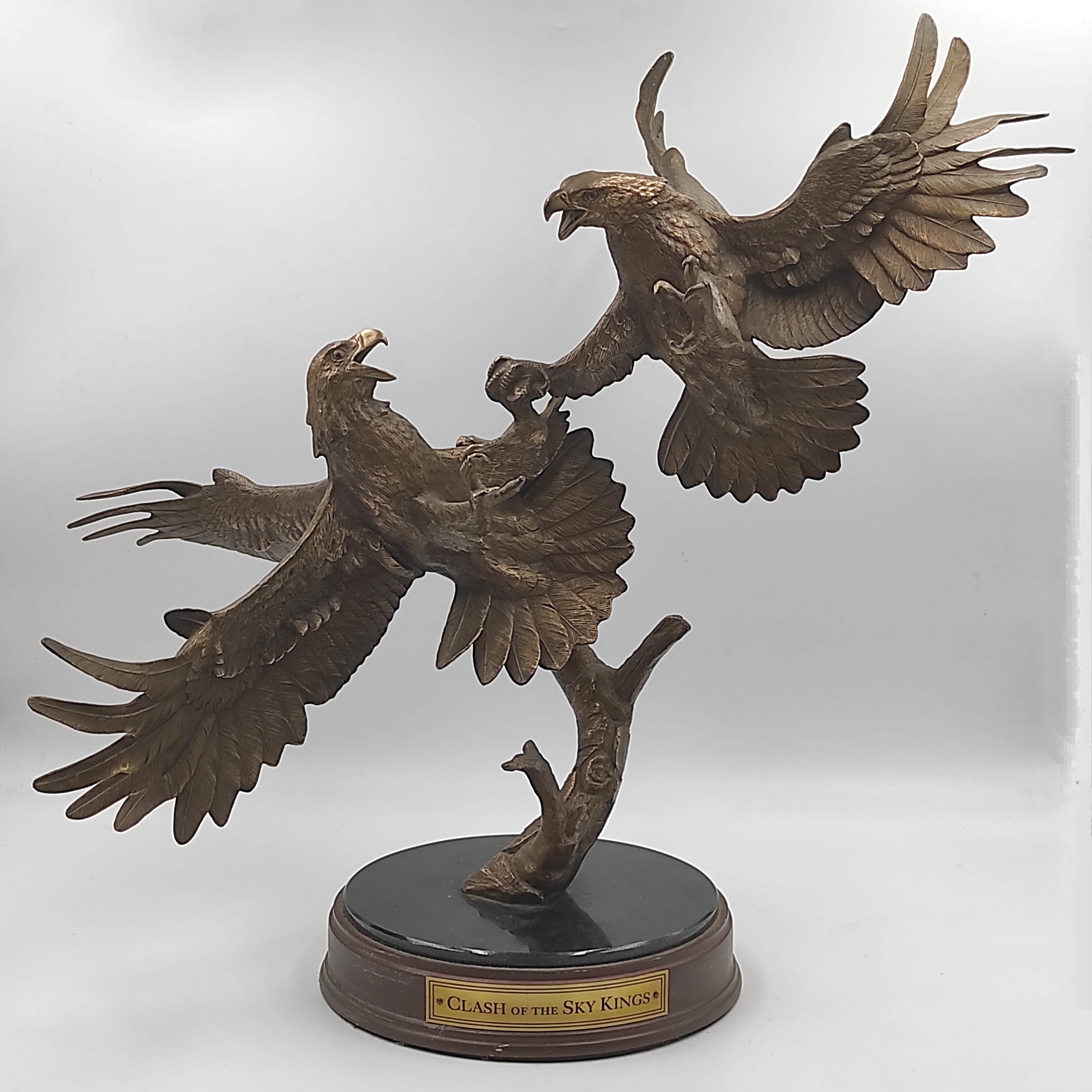 FRANKLIN MINT COMBAT D AIGLES H 41 CM
