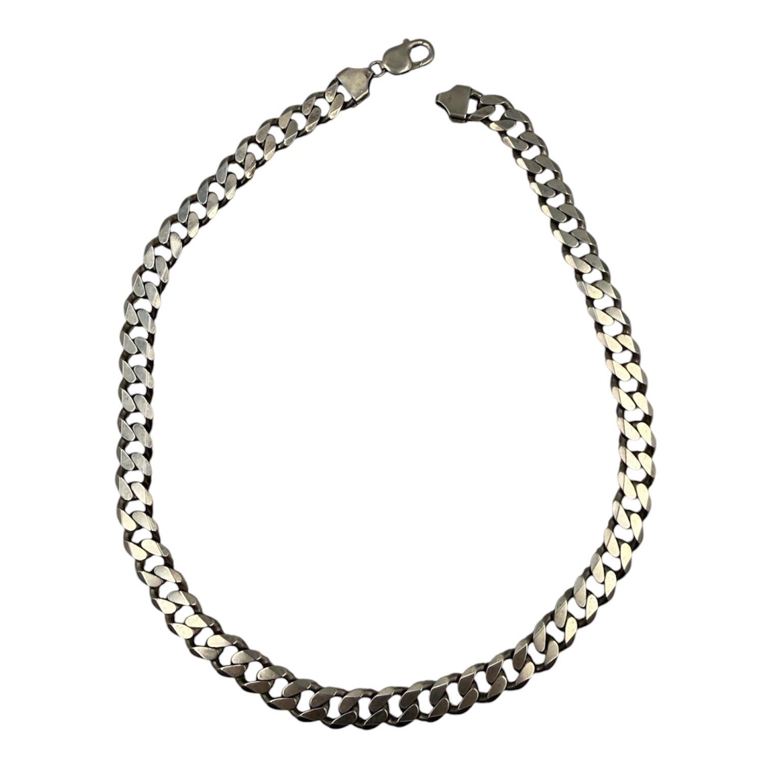 COLLIER MAILLE CUBAINE EN ARGENT (925) 99.31 GR