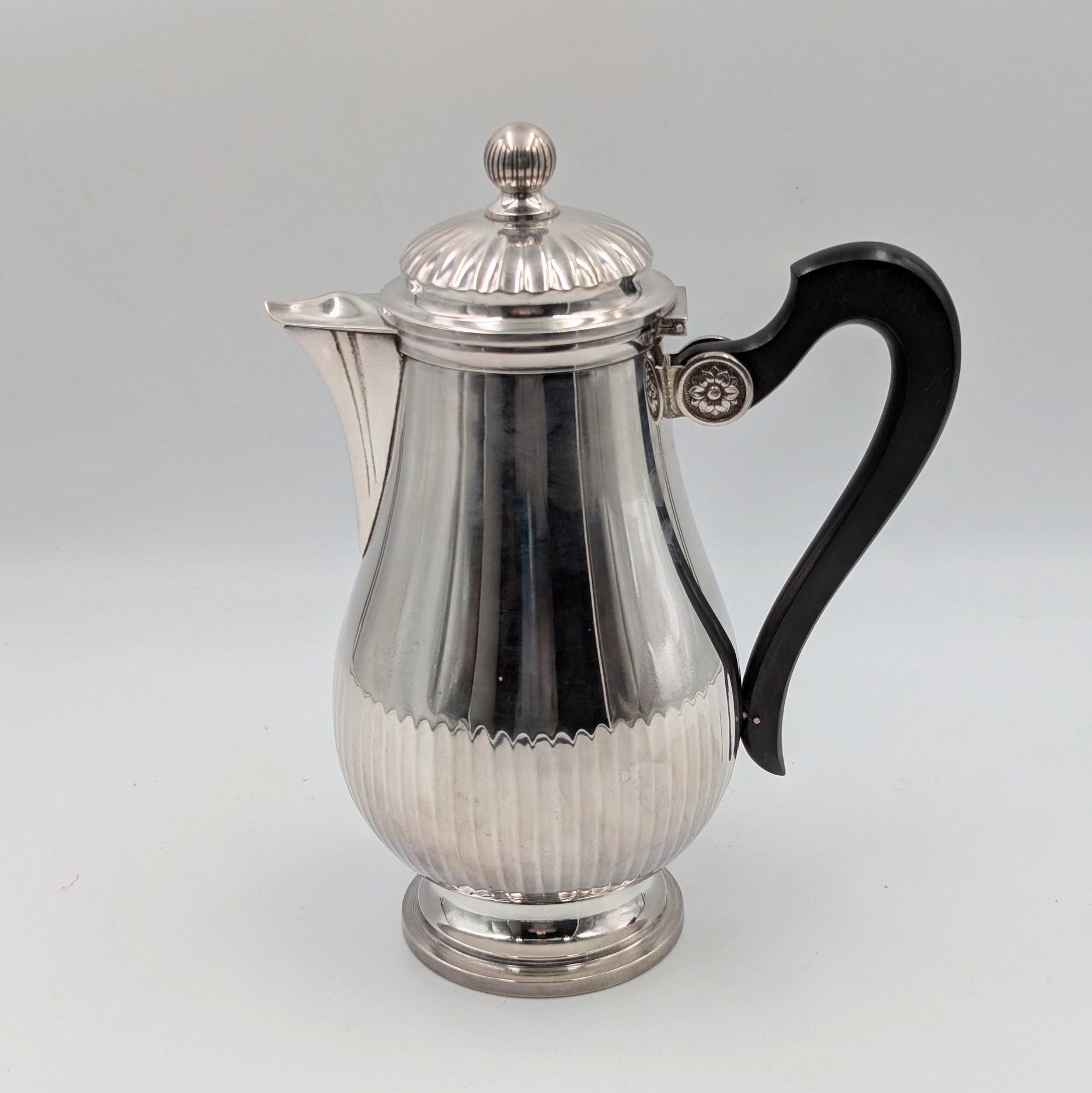 CHRISTOFLE GALLIA  CAFETIERE EN METAL ARGENTE