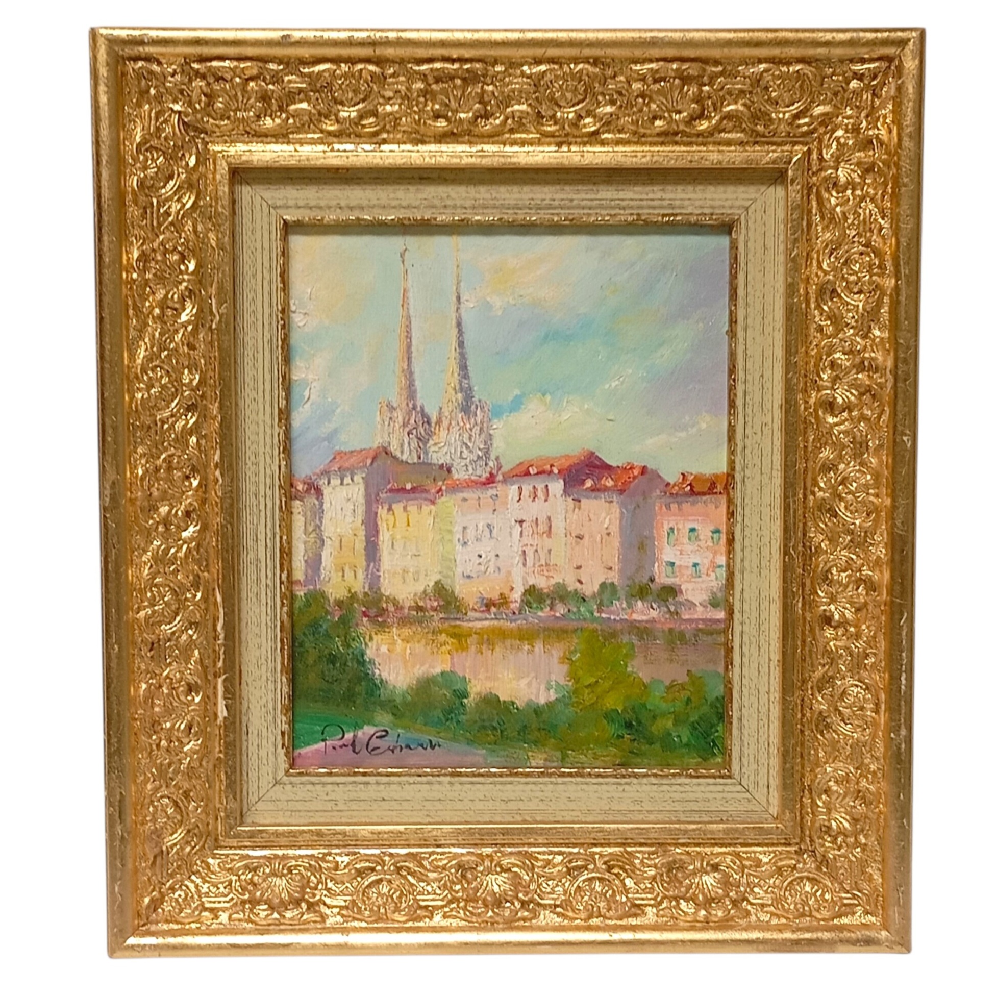 HST LA CATHEDRALE DE BAYONNE 45 x 39 CM