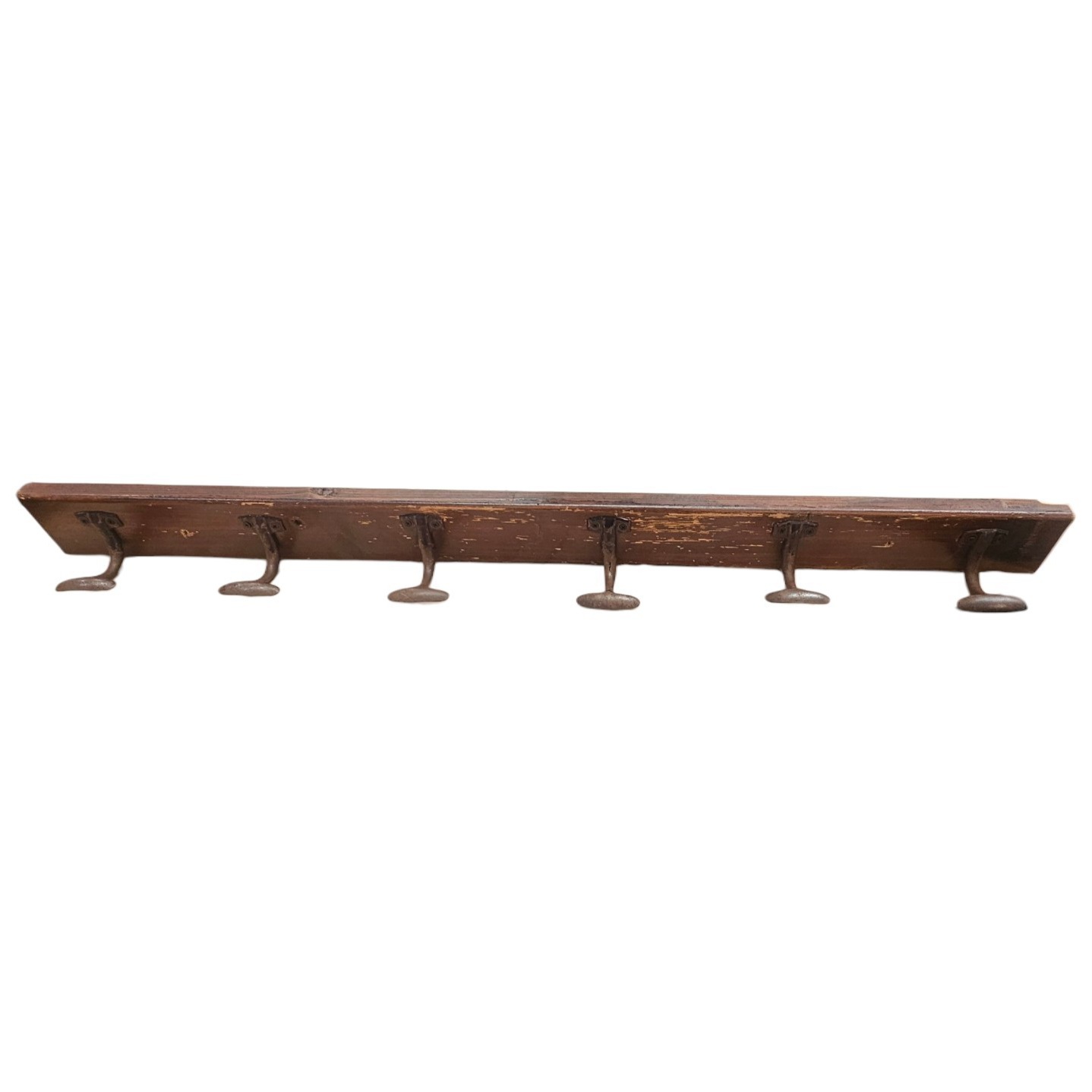 PORTE-MANTEAU ECOLIER 6 PATERES EN BOIS ET METAL
