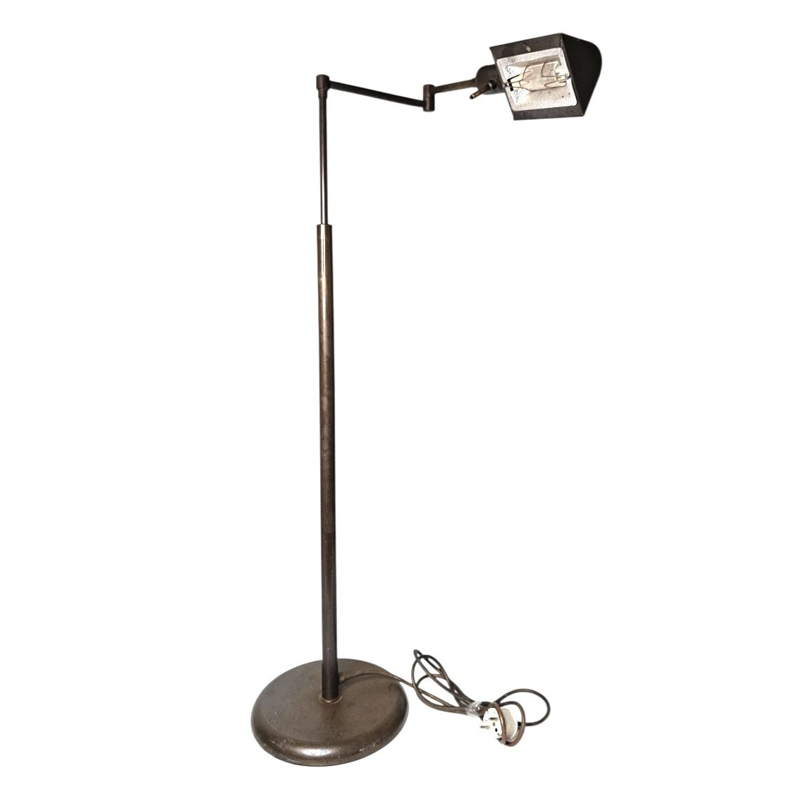 LAMPE / LISEUSE EN METAL LAITON PATINE