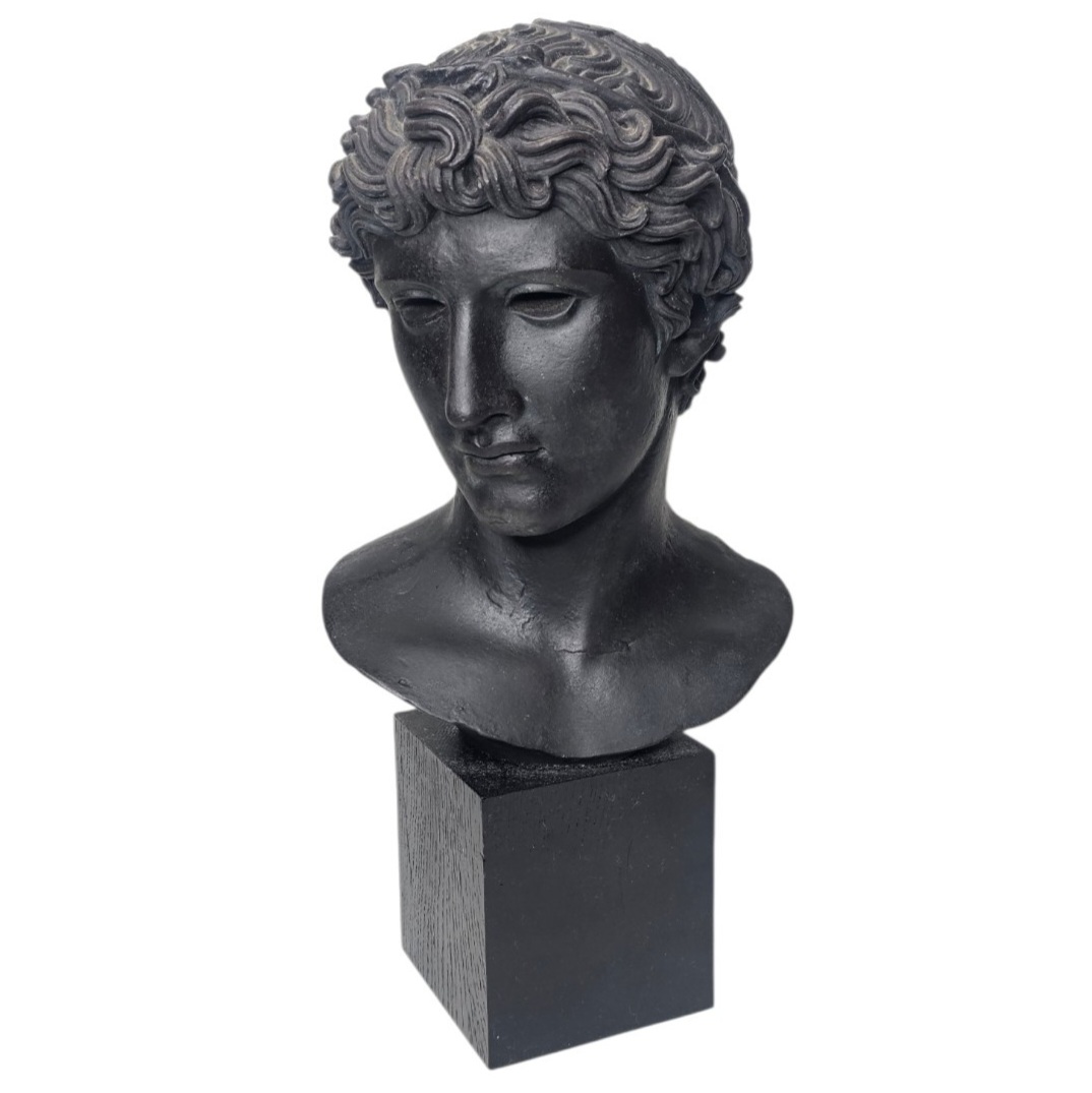 MUSEE DU LOUVRES BUSTE D APOLLON H 45 CM
