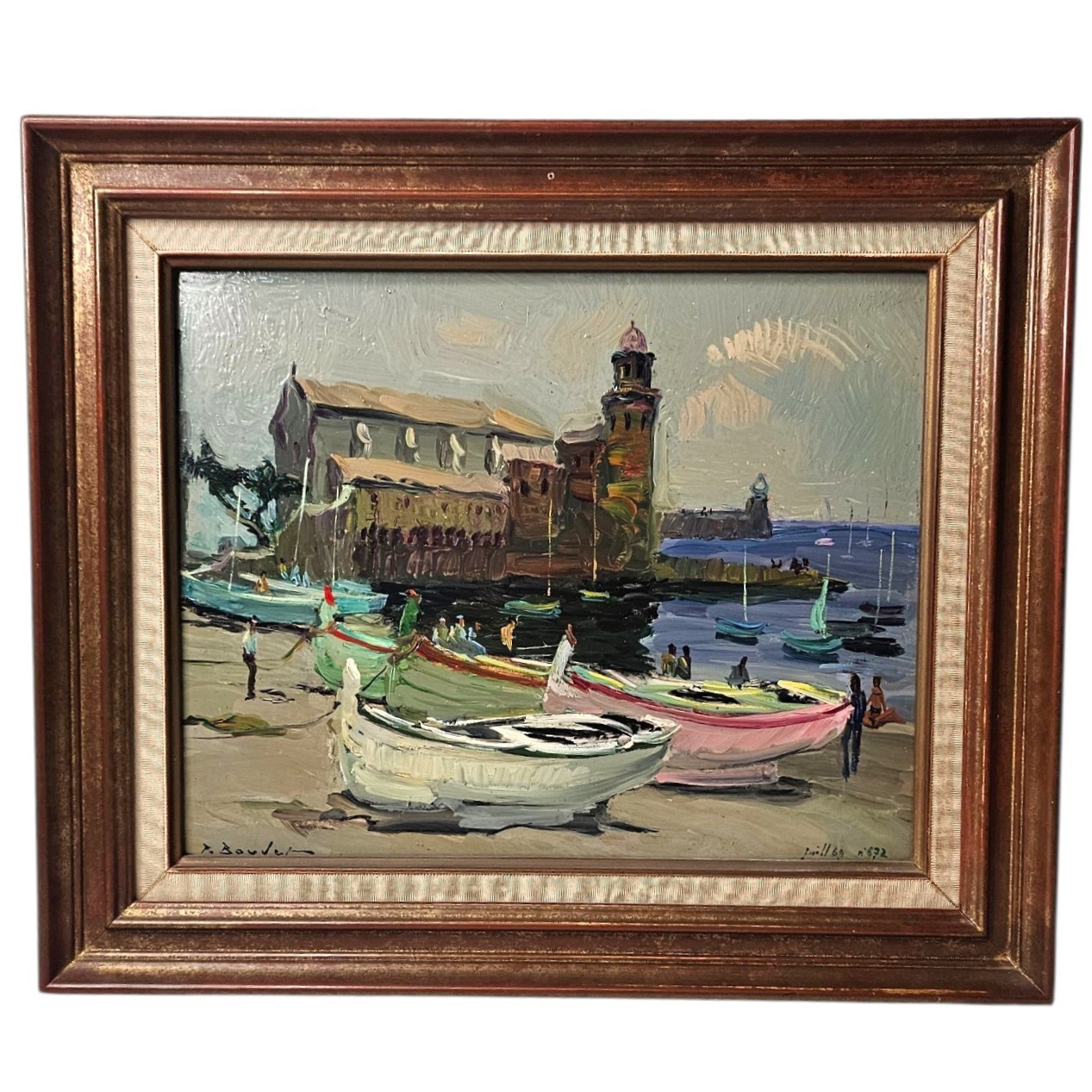 PIERRE BOUDET PORT DE COLLIOURE HSP 41 X 33 CM HC