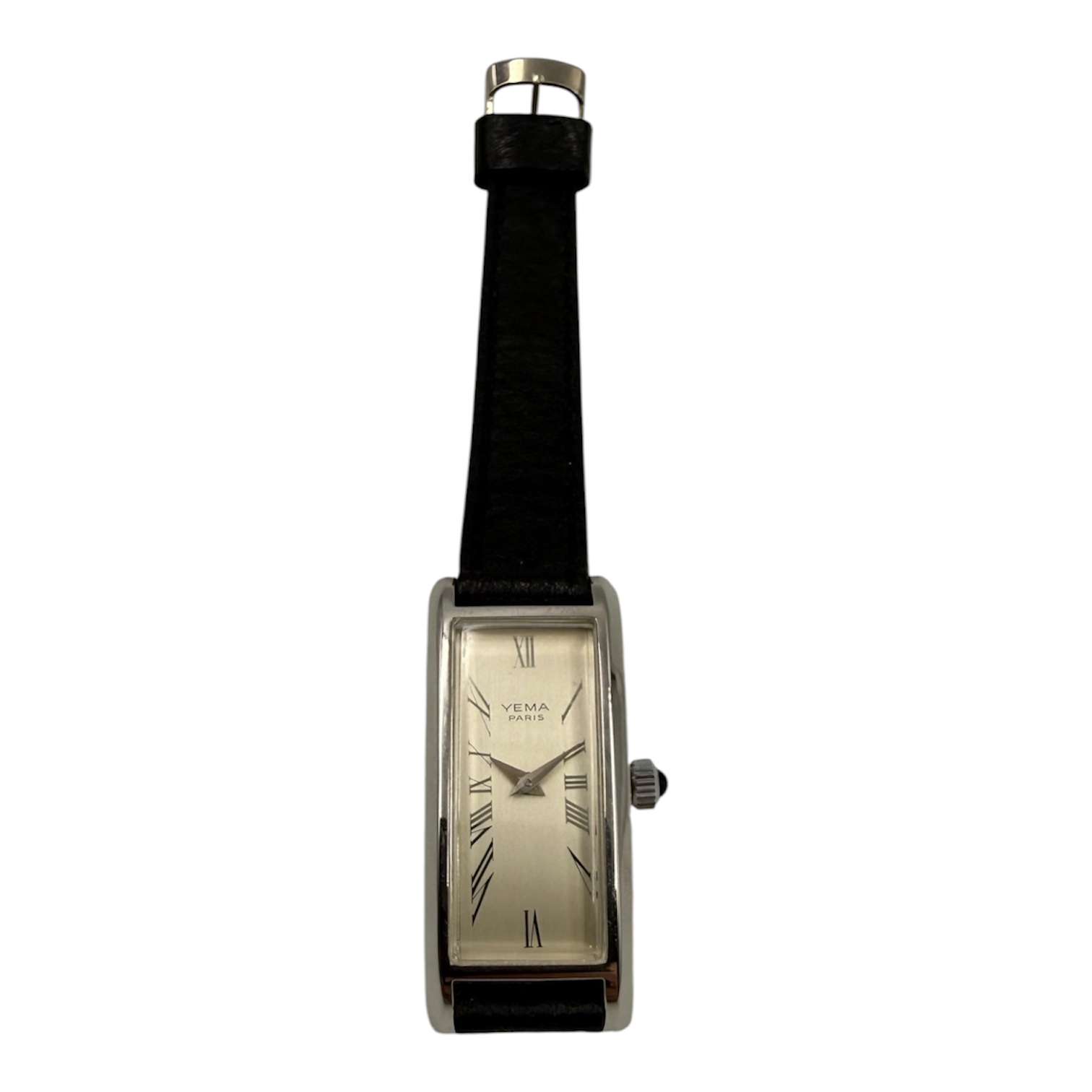 YEMA MONTRE STYLE TANK MVT MECANIQUE (515592) BOITIER ACIER CIRCA 1970-80