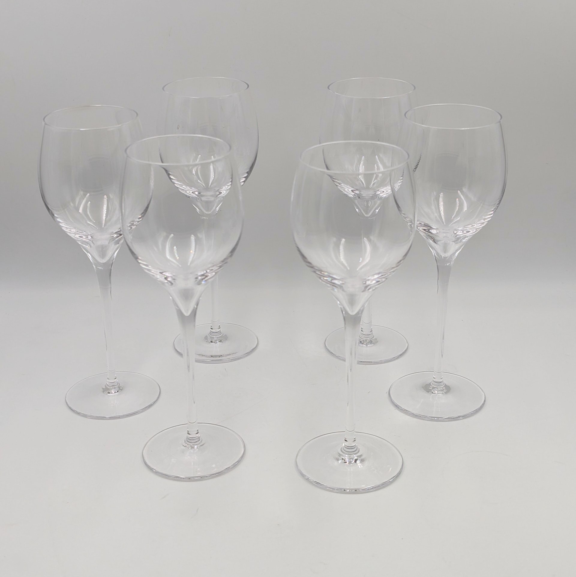 CRISTAL DE SEVRES 6 COUPES A CHAMPAGNE + BOITE