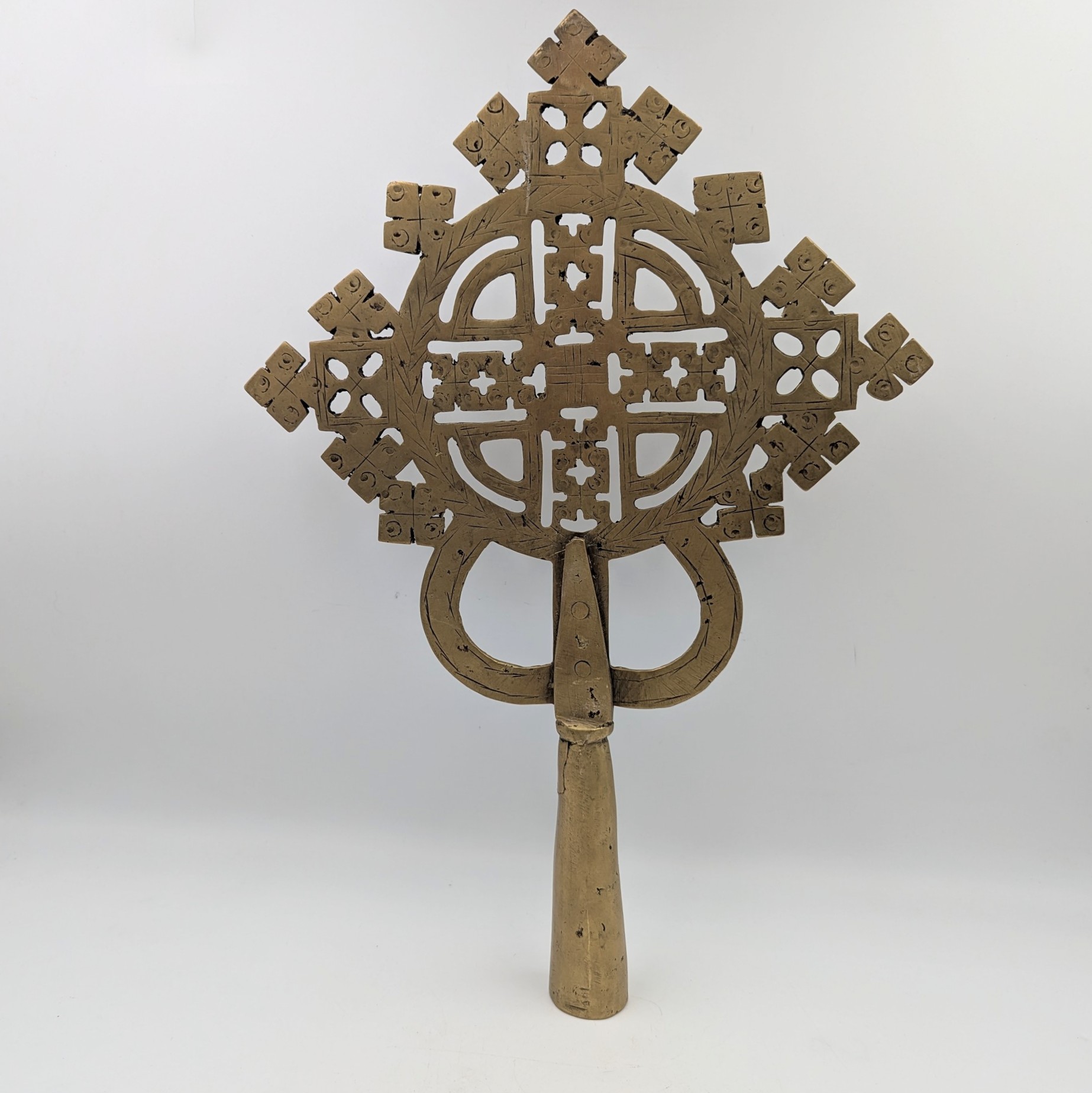CROIX COPTE EN CUIVRE