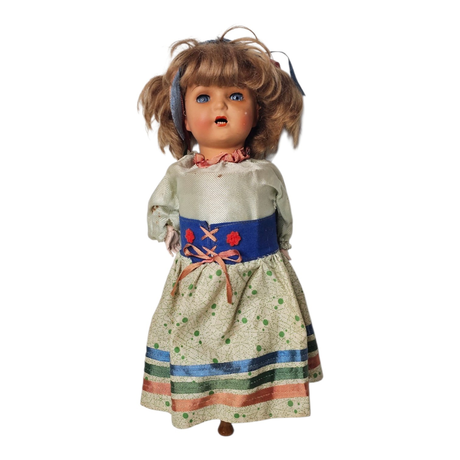 POUPEE MAROTTE MUSICALE ANCIENNE 