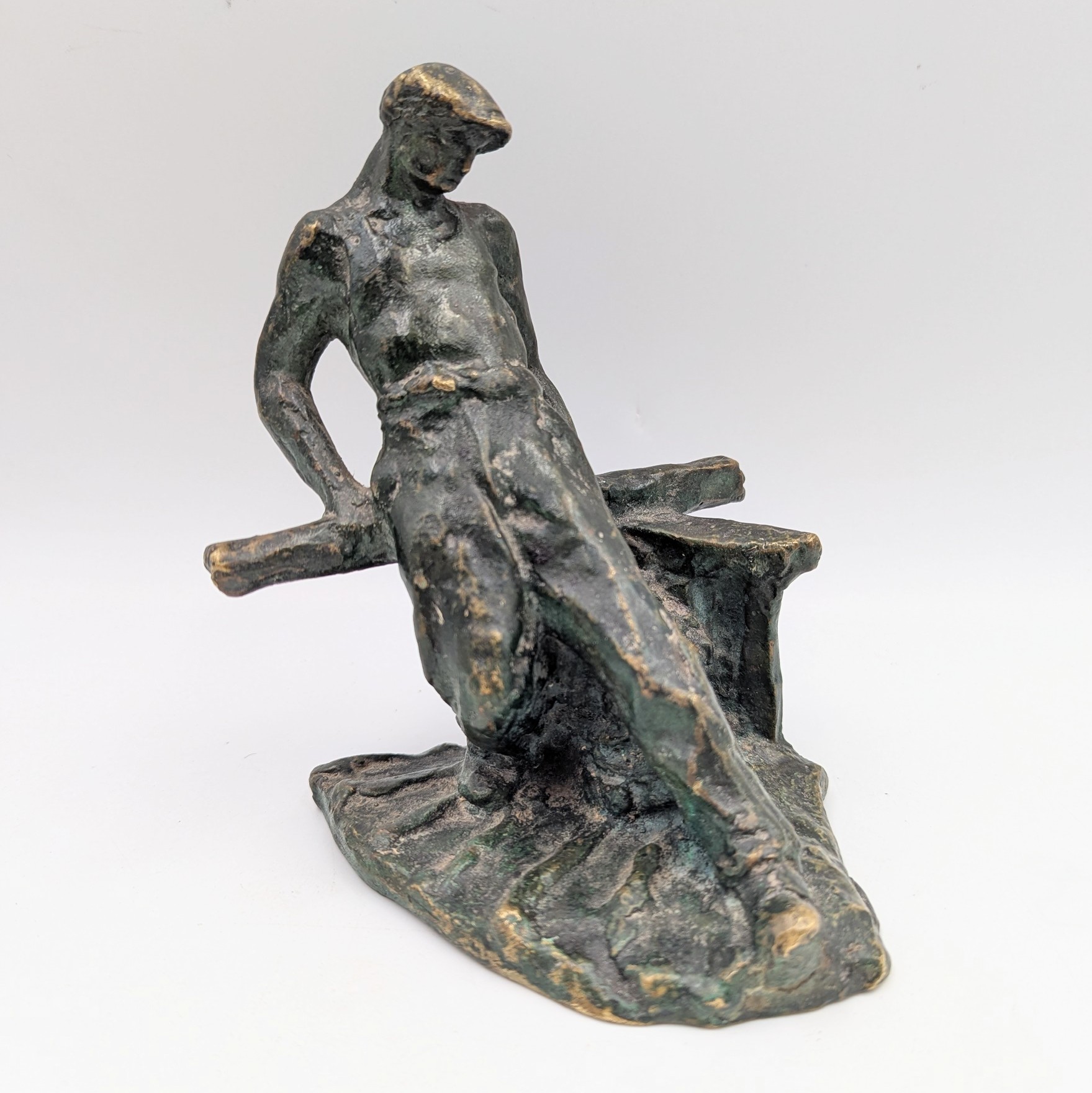 GUERO BRONZE LE BARREUR 14 x 12 x 11 CM