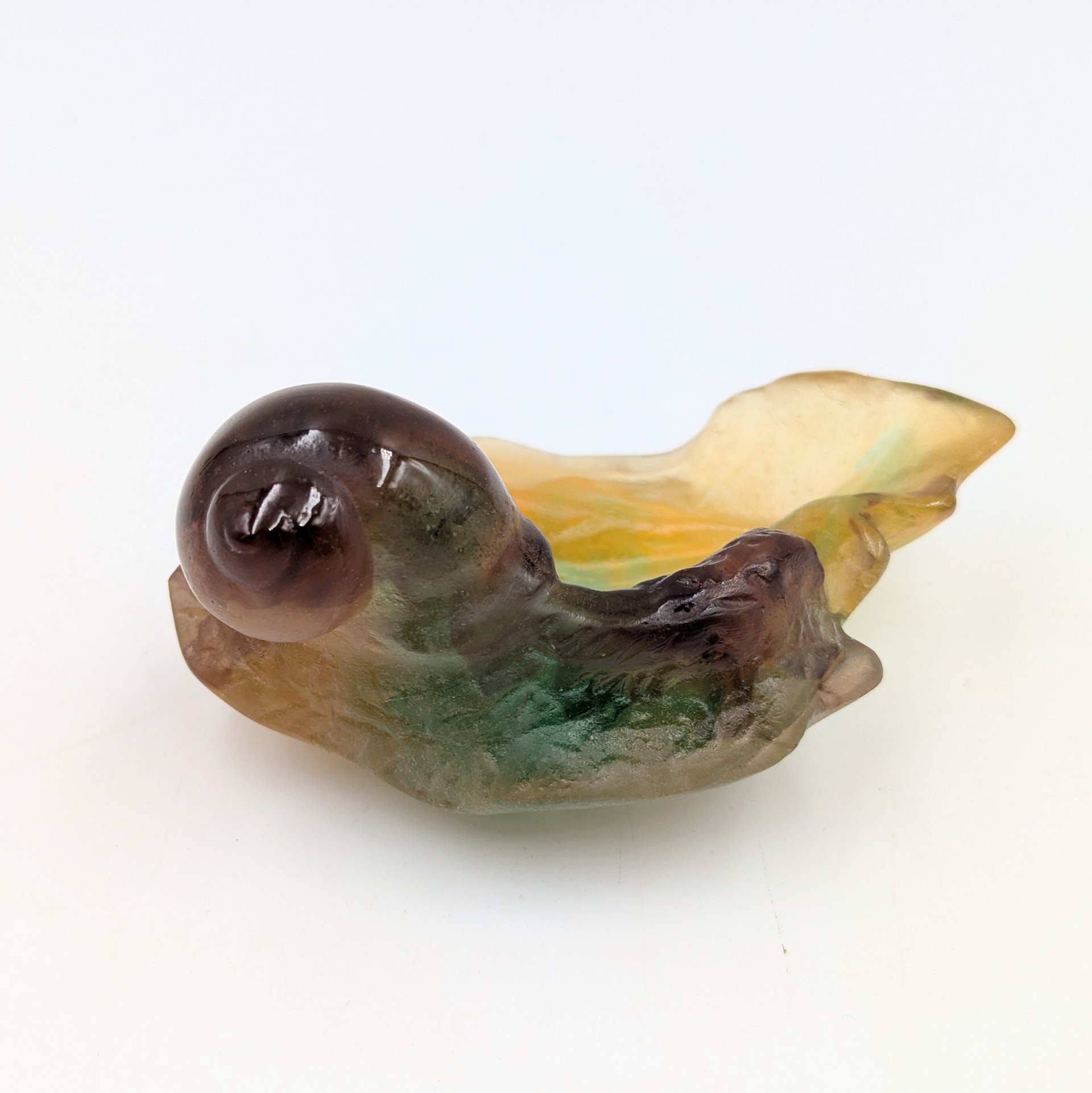 DAUM FRANCE ESCARGOT 9 CM SUR 6.5 CM