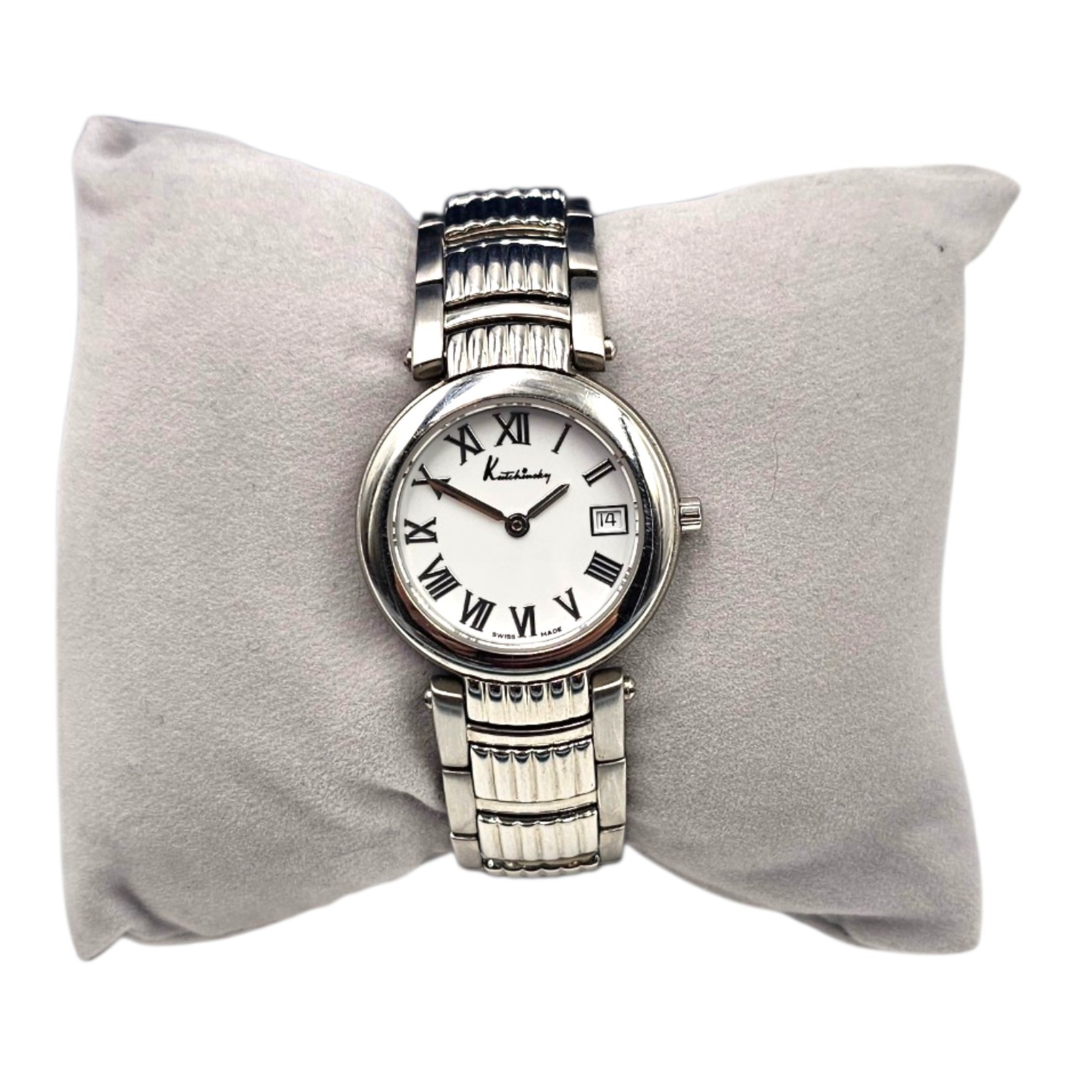 KUTCHINSKY MONTRE EN ACIER (467.359) MVT QUARTZ (PILE A CHANGER)