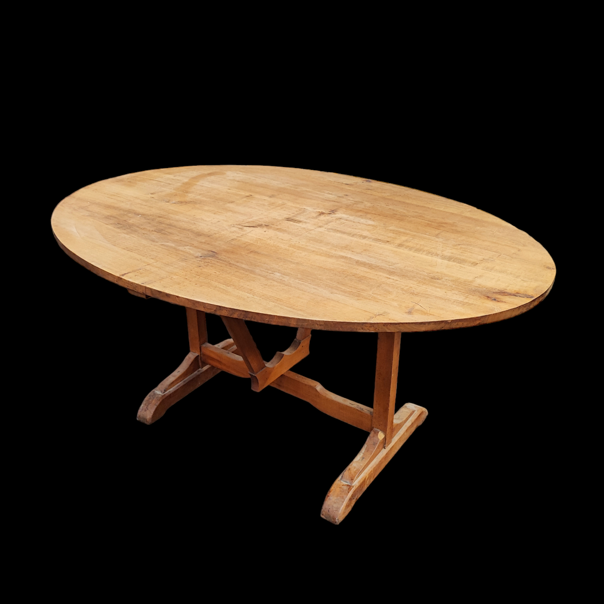 Table Vigneronne Pliante En Bois - Rabattable - 80x80 Cm, Hauteur 105 Cm