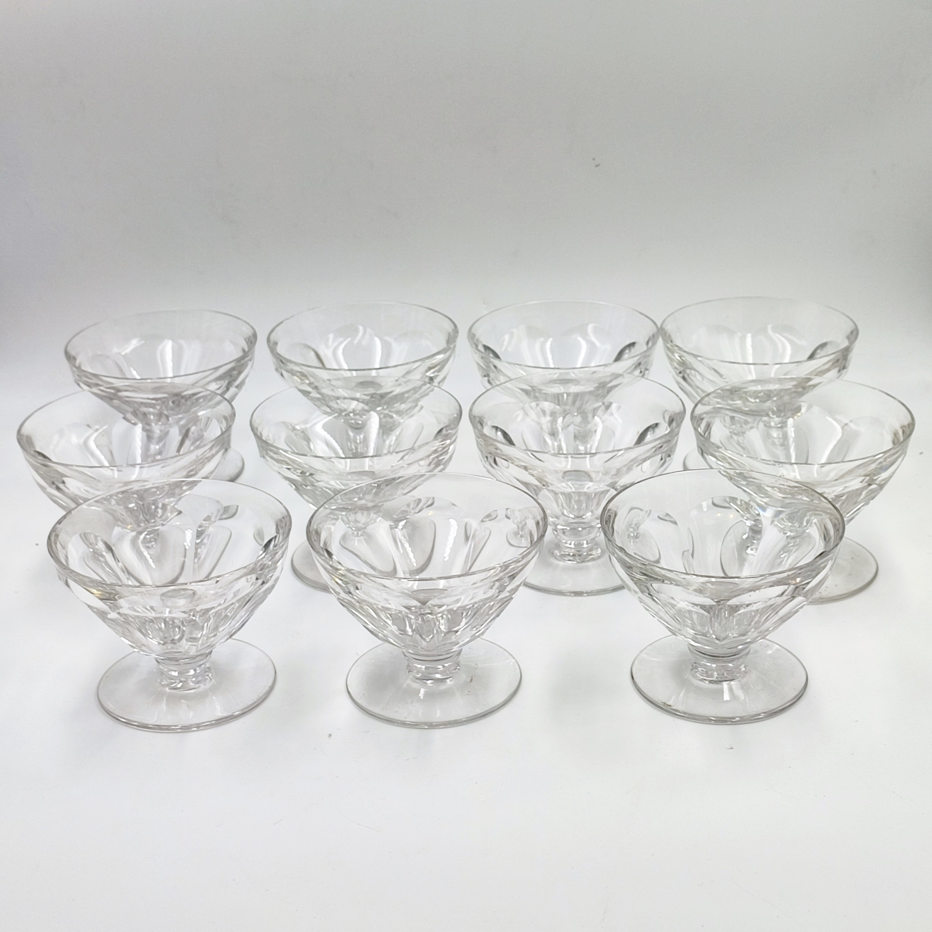 BACCARAT TALLEYRAND 11 COUPES A CHAMPAGNE