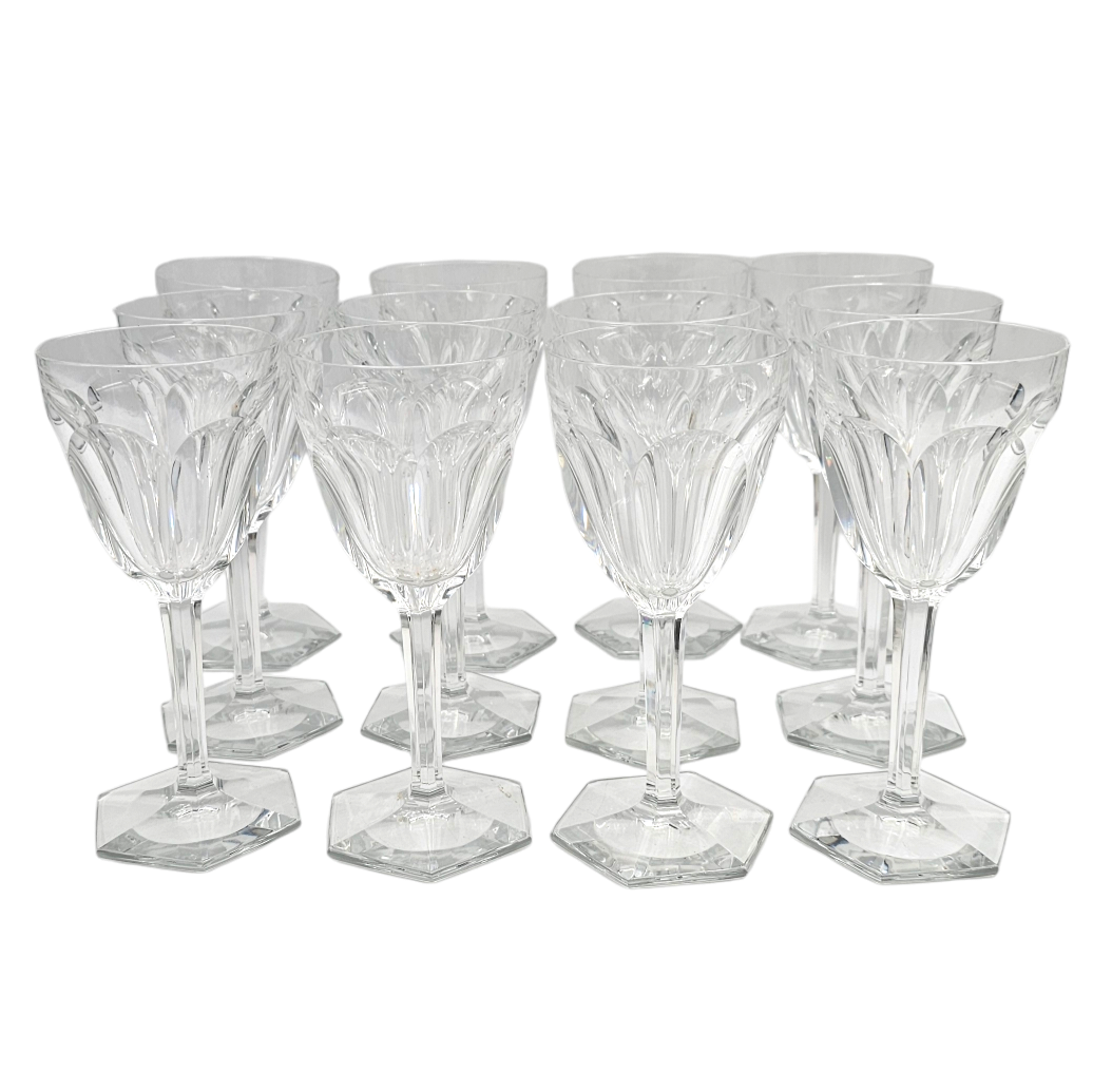 BACCARAT COMPIEGNE 12 VERRES A VIN ROUGE