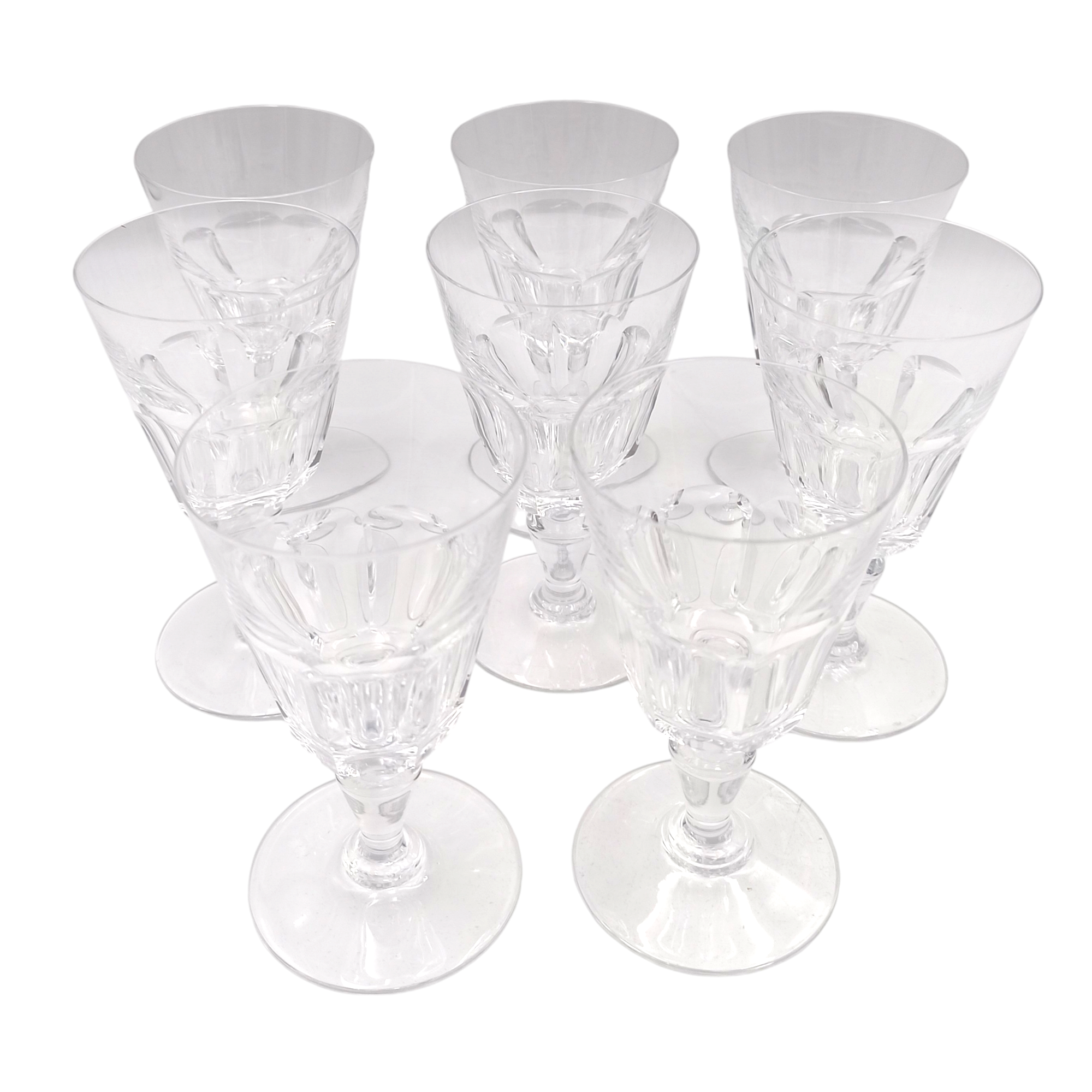 BACCARAT MISSOURI 8 VERRES A VIN BLANC