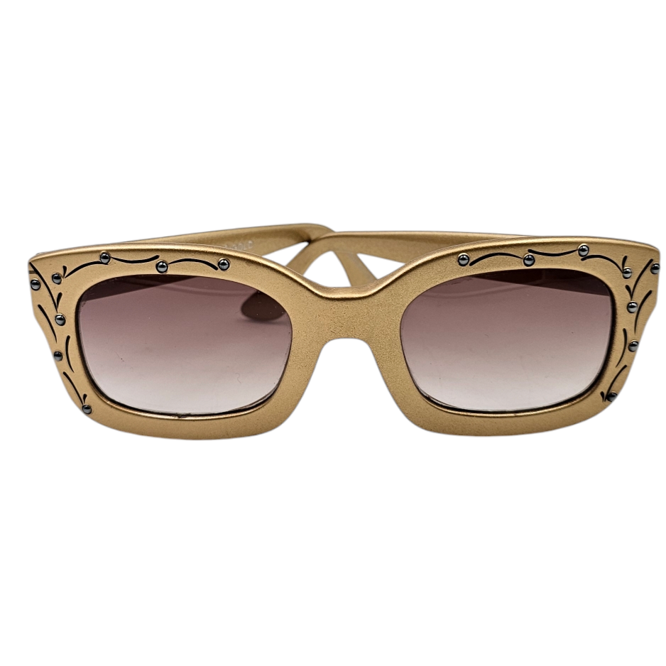 EMMANUELLE KHANH LUNETTES DE SOLEIL (EK145-G3-GOLD) MONTURE DOREE 