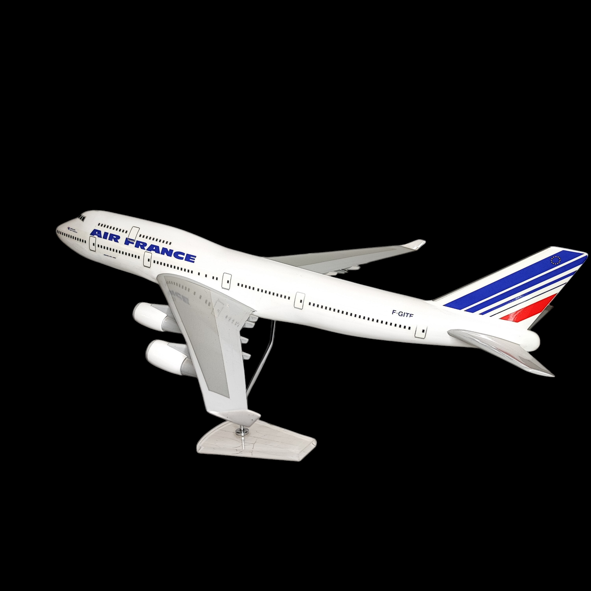 MAQUETTE D AVION D AIR FRANCE 73 CM X 68 CM